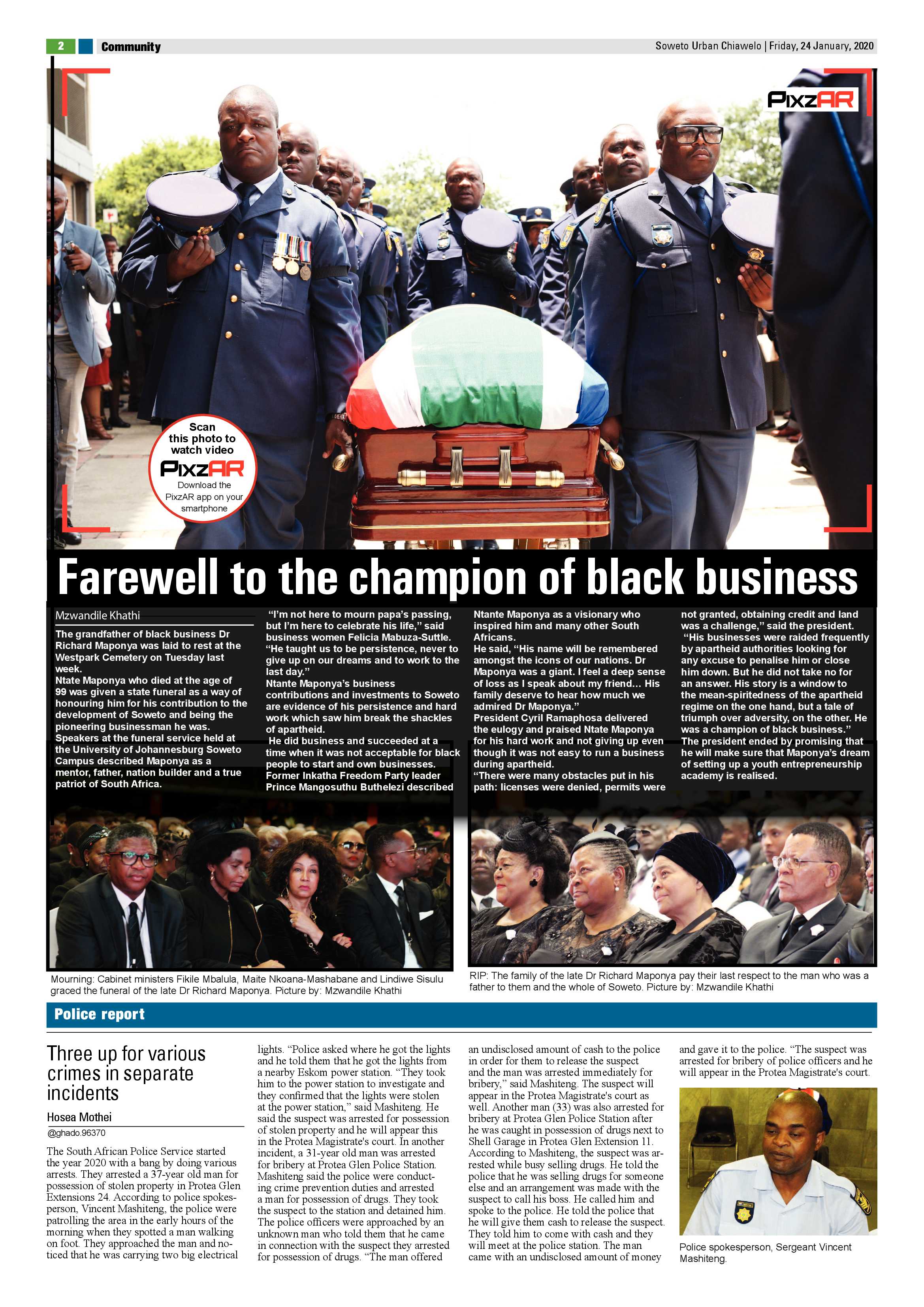 Chiawelo News – January 24, 2020 page 2