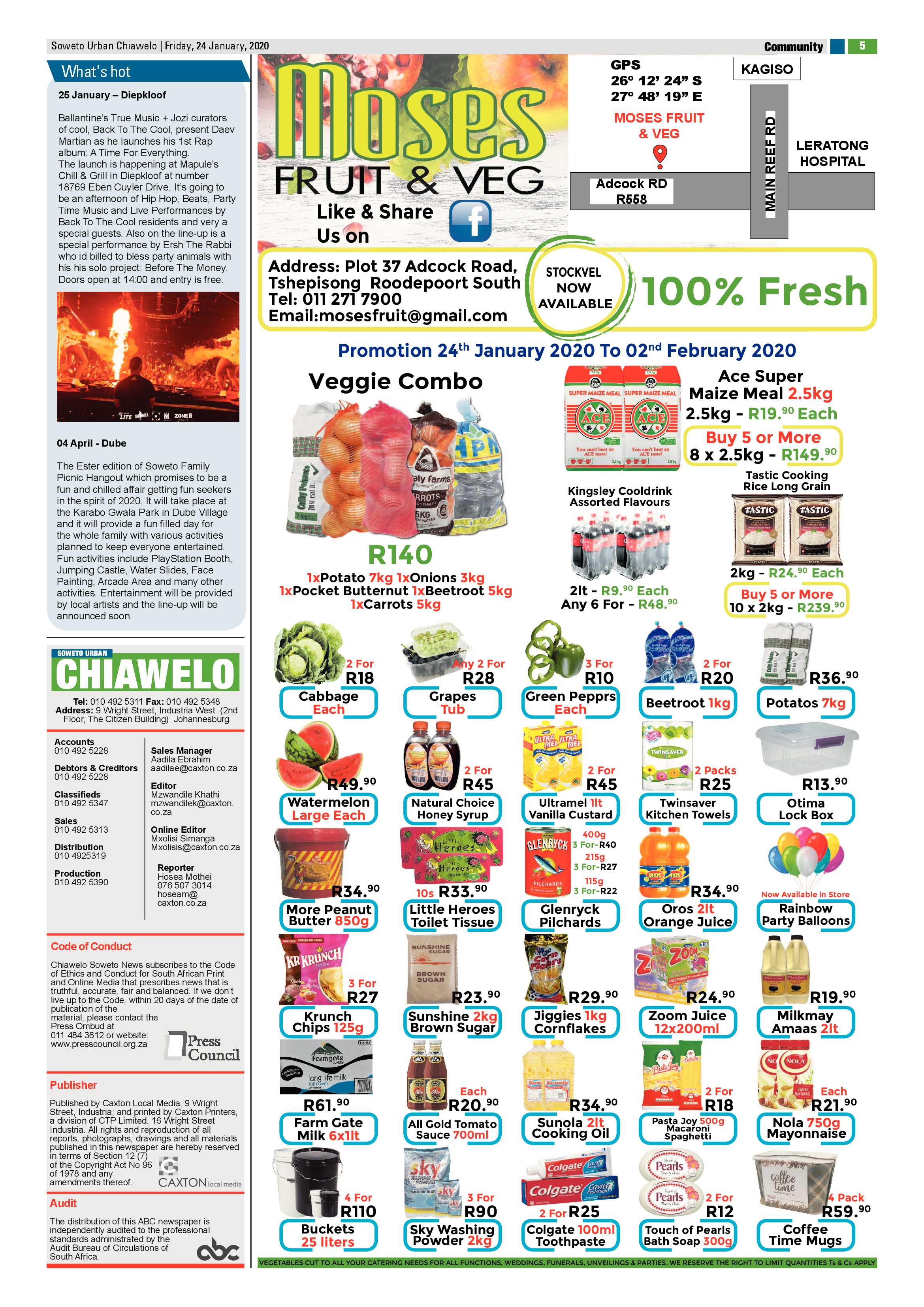Chiawelo News – January 24, 2020 page 5