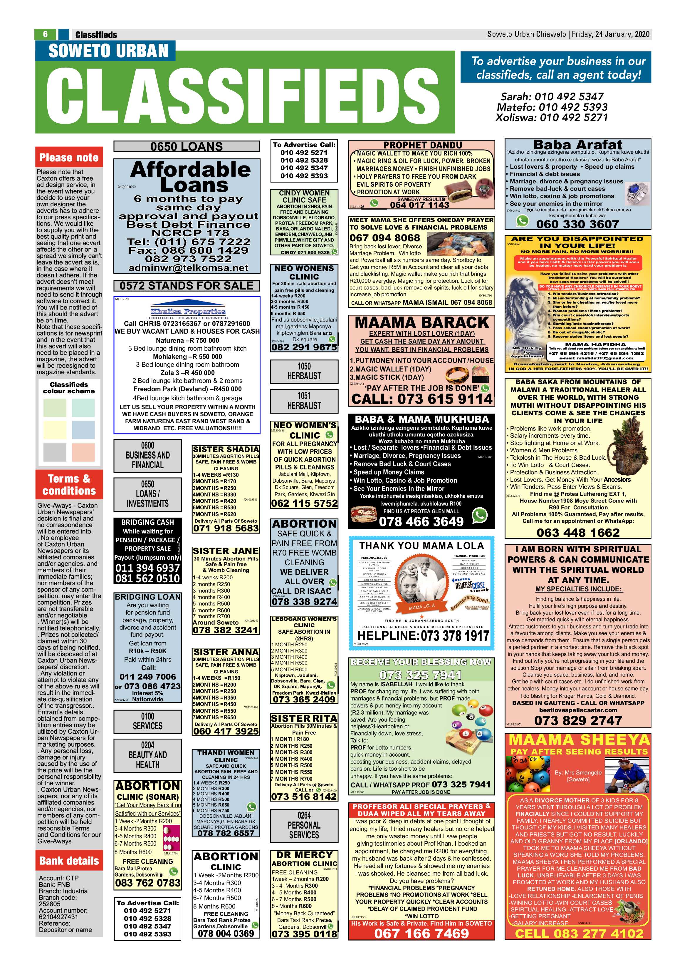Chiawelo News – January 24, 2020 page 6