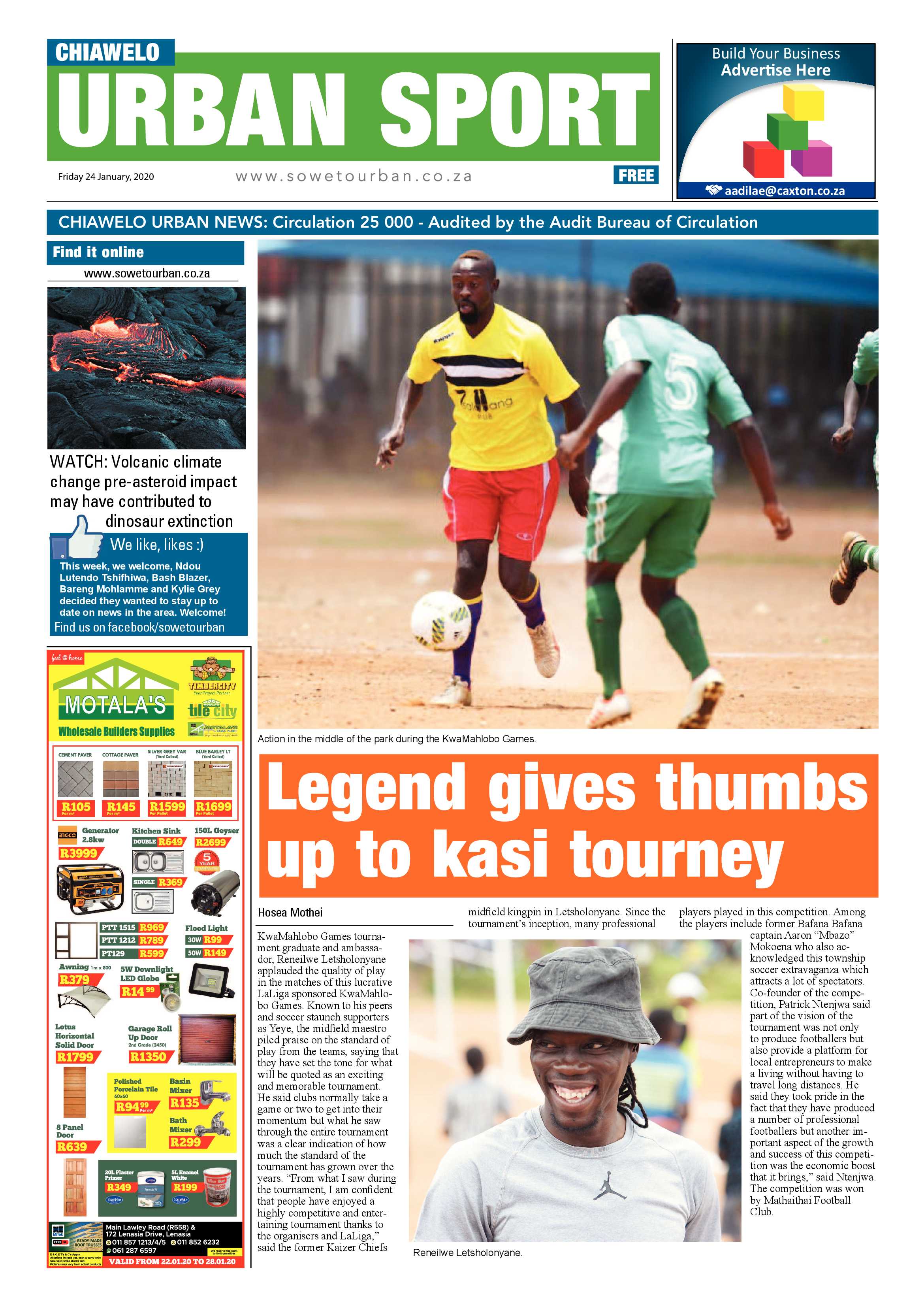 Chiawelo News – January 24, 2020 page 8