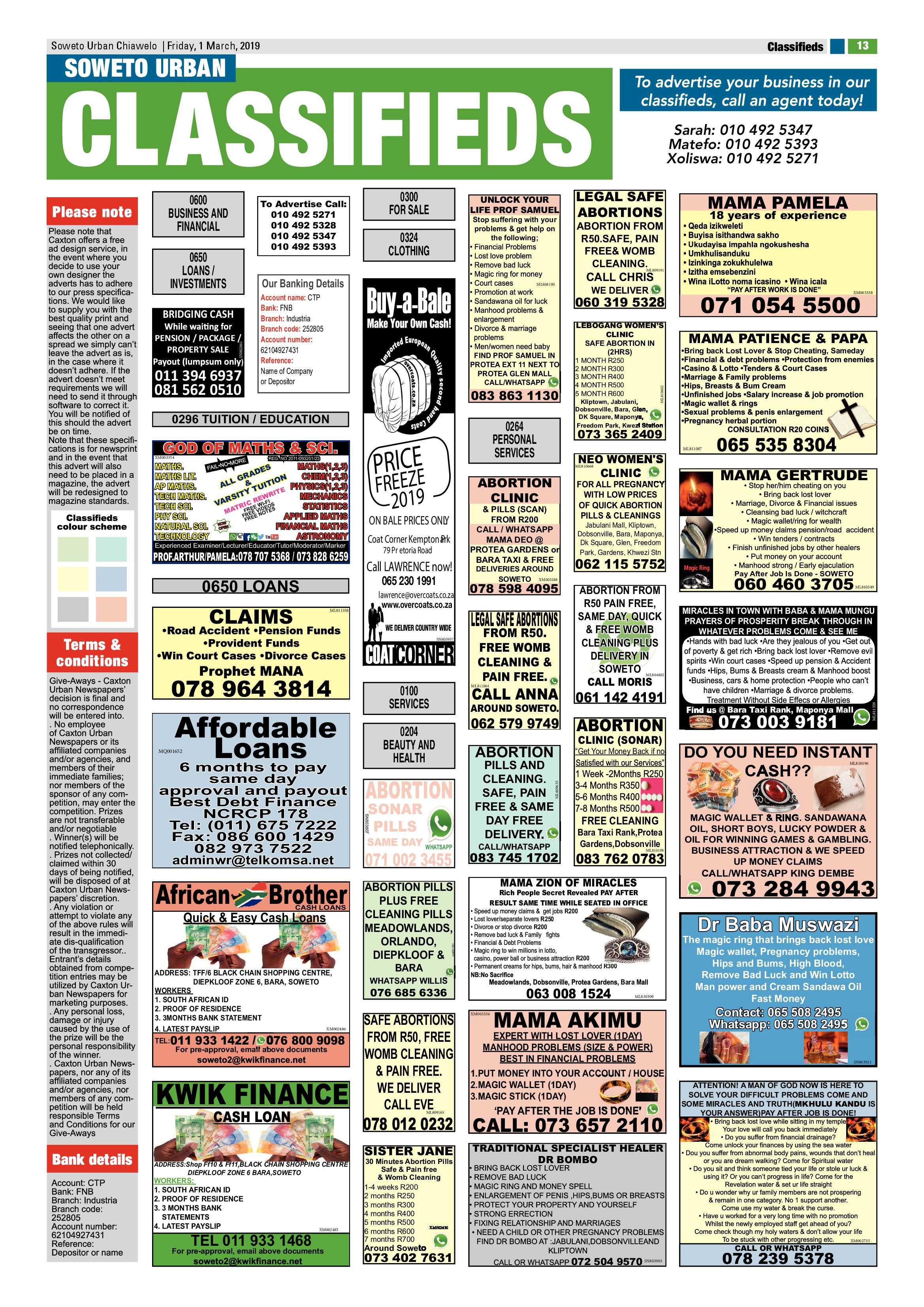 Chiawelo News – March 1, 2019 page 13