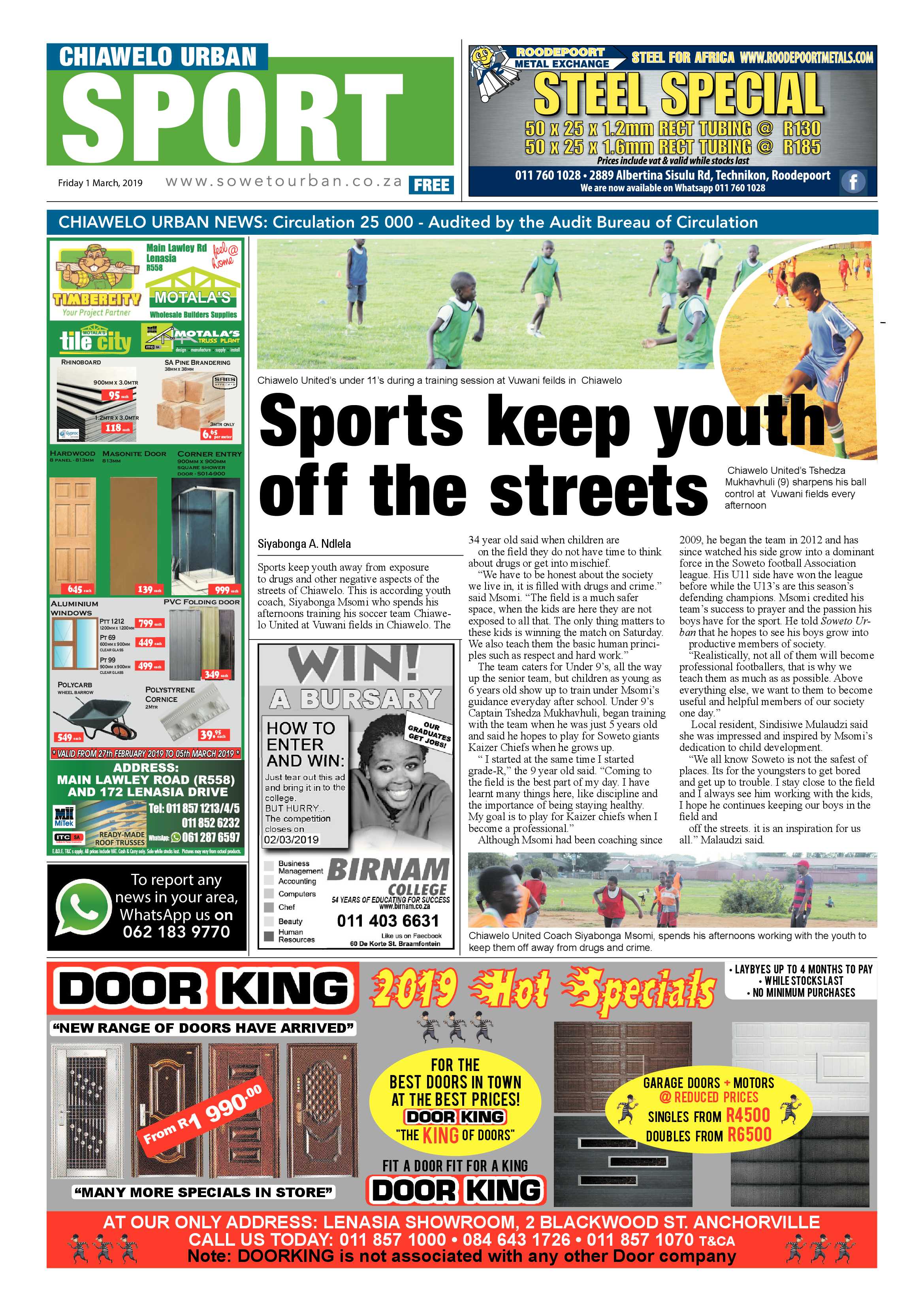 Chiawelo News – March 1, 2019 page 20