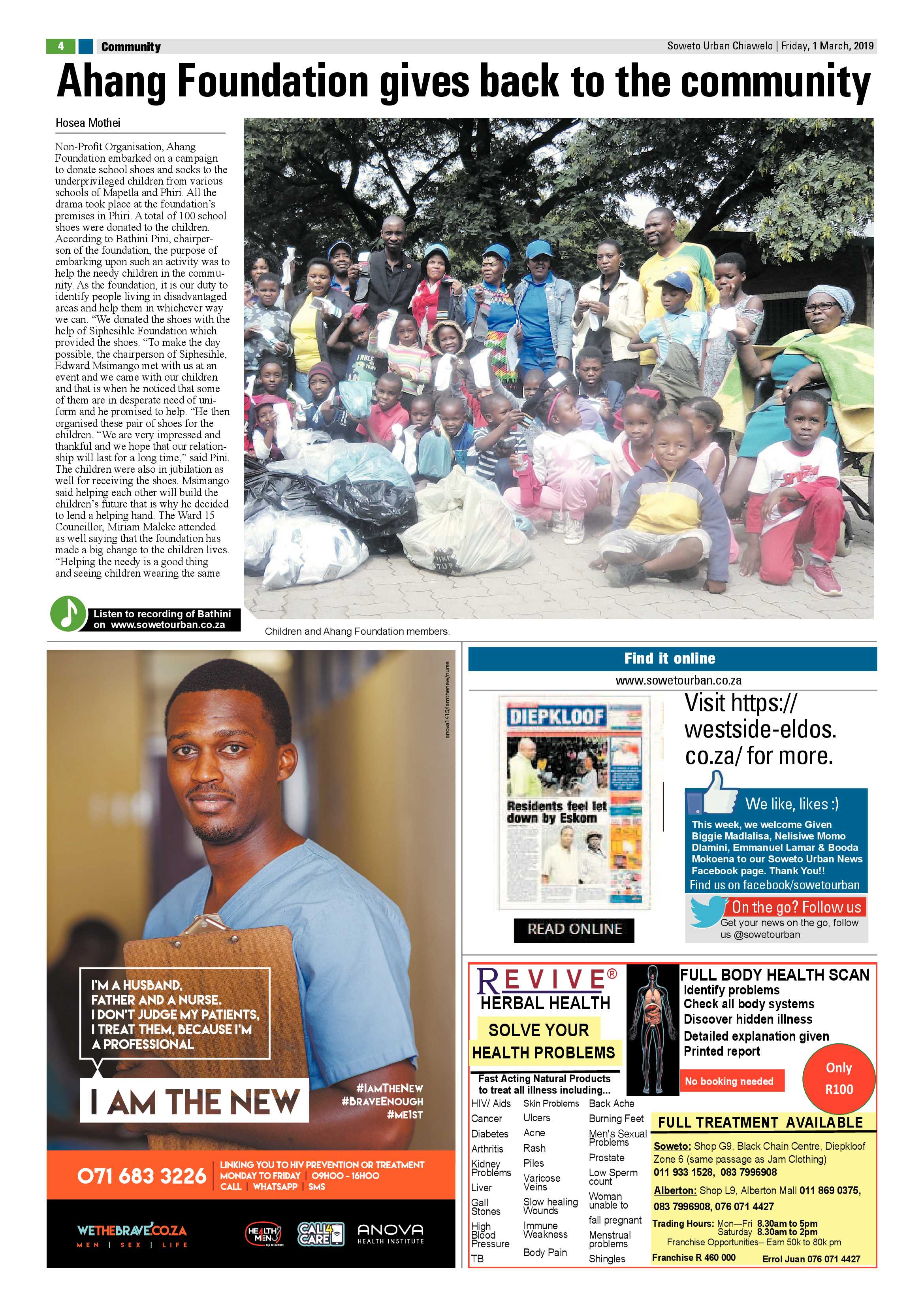 Chiawelo News – March 1, 2019 page 4