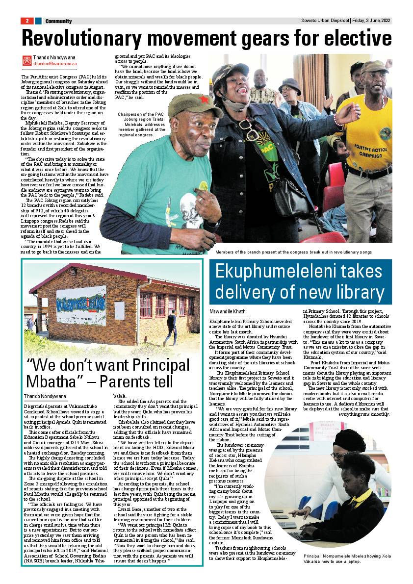 Diepkloof 3 June 2022 page 2