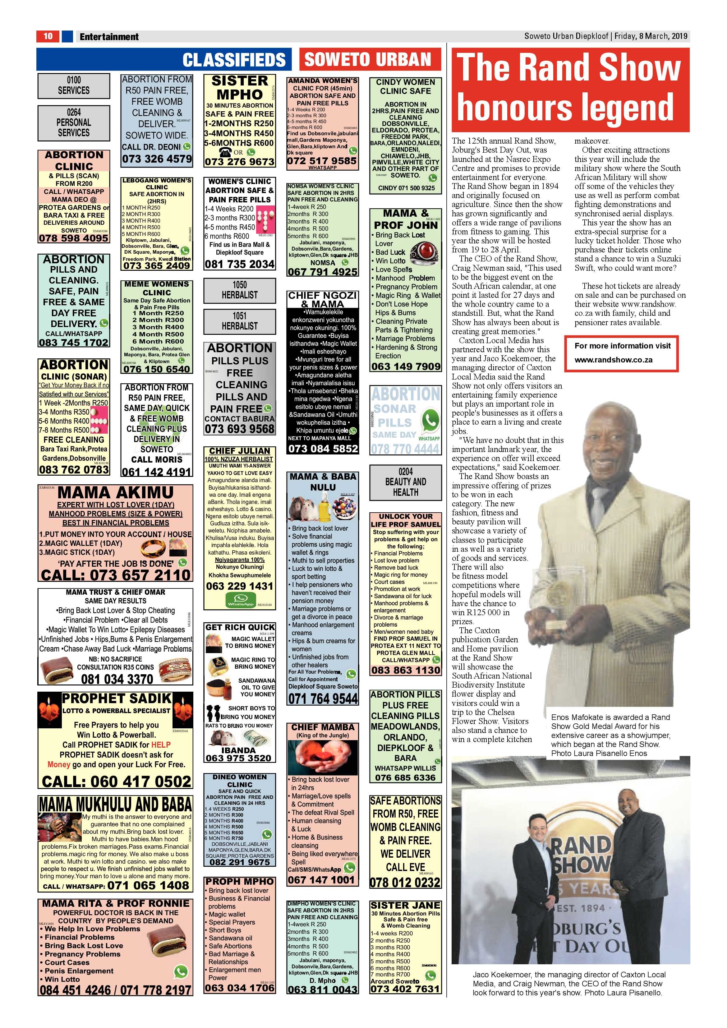 Diepkloof News – March 8 , 2019 page 10