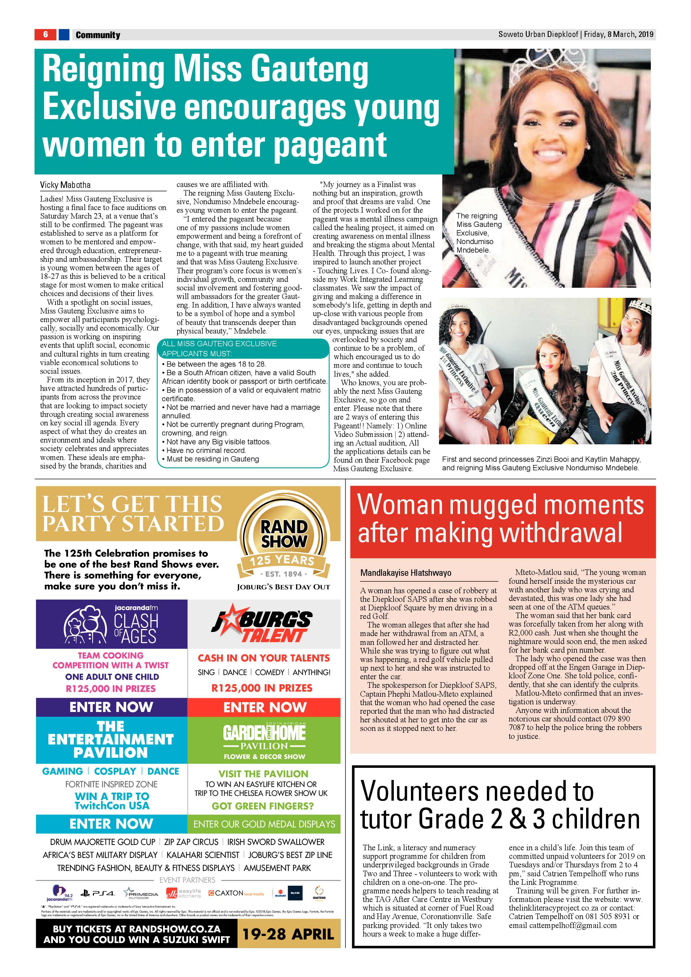 Diepkloof News – March 8 , 2019 page 6