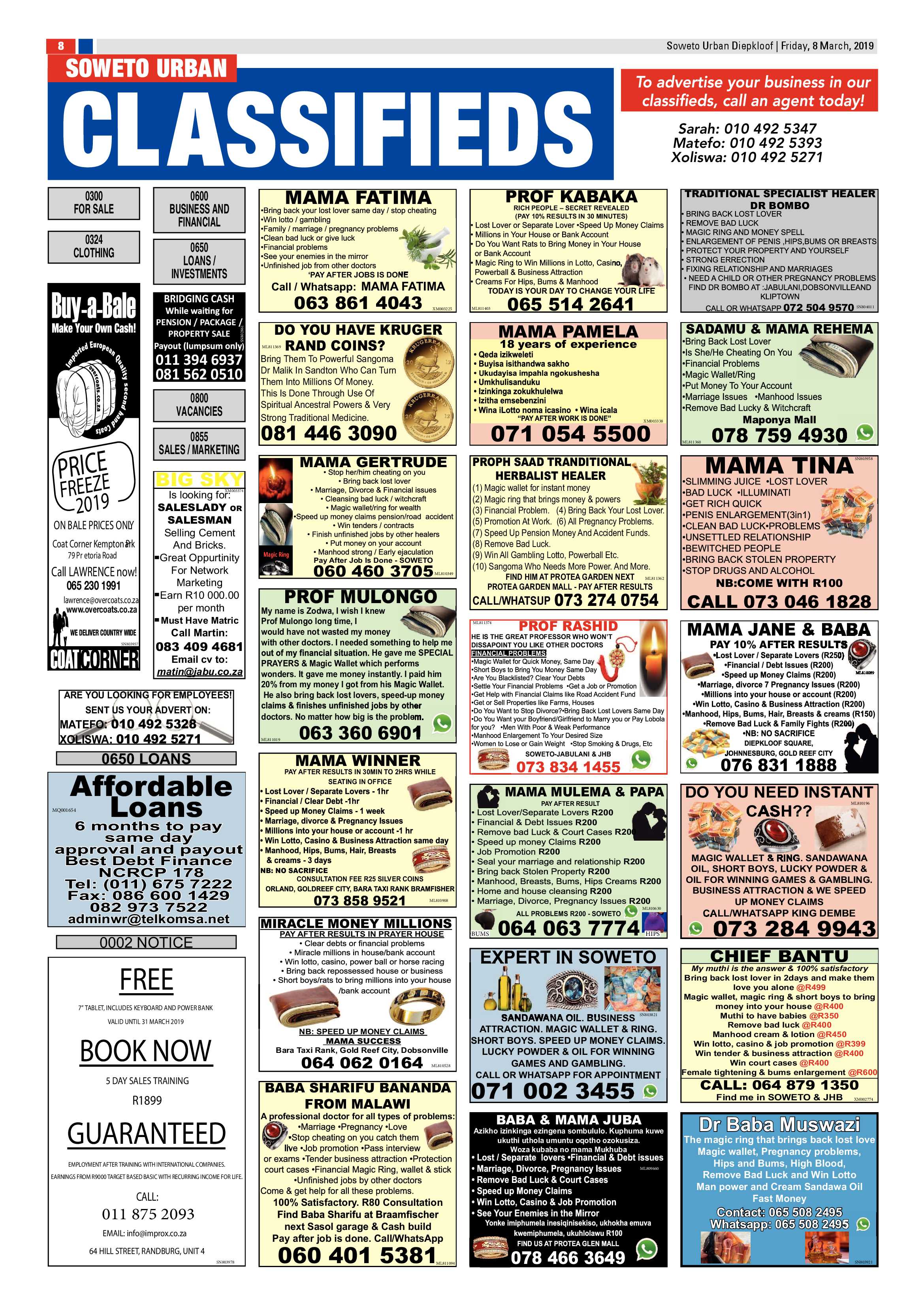Diepkloof News – March 8 , 2019 page 8