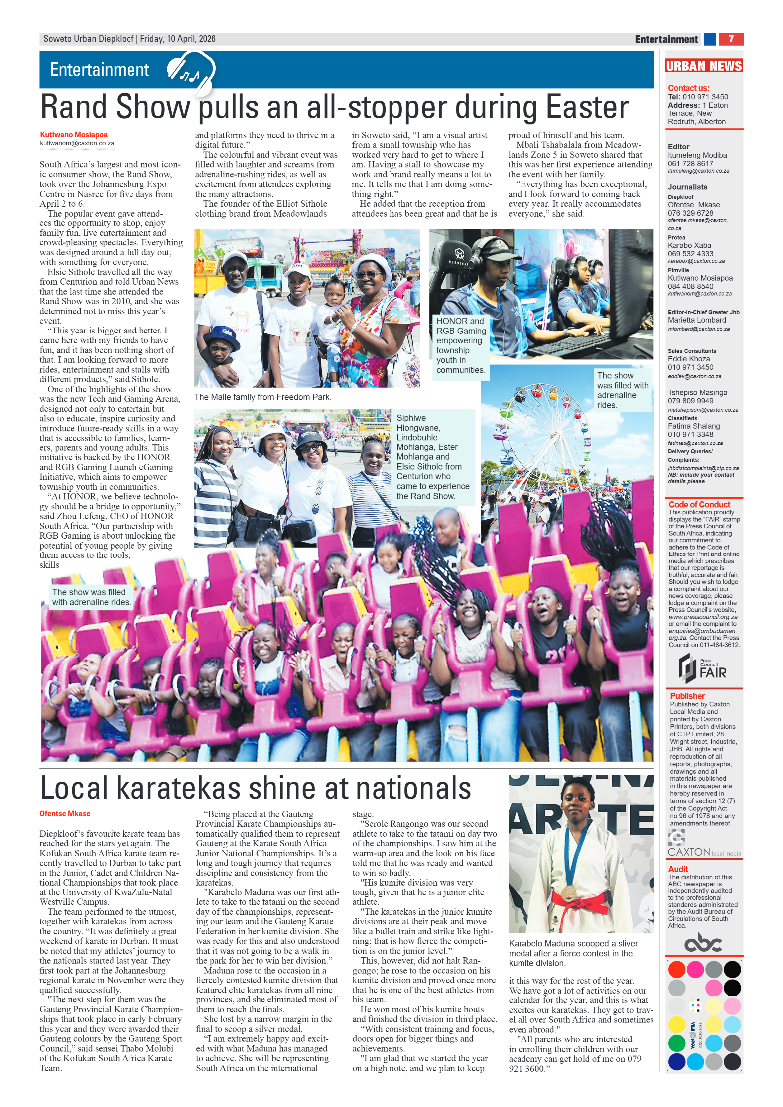 Diepkloof: 10 April 2026 page 7