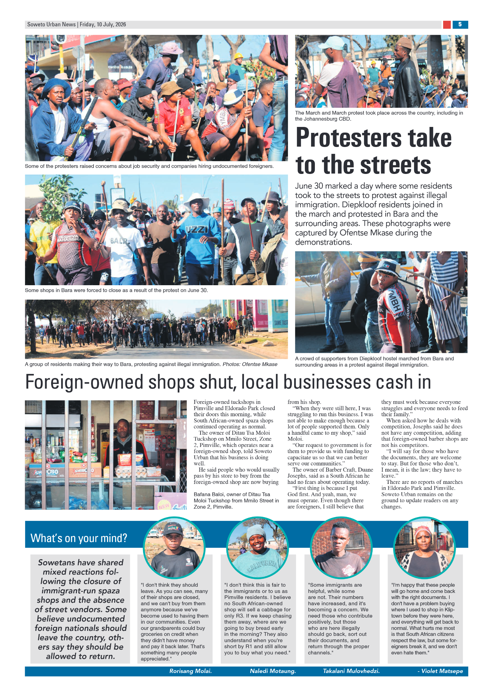 Diepkloof 10 July 2026 page 5