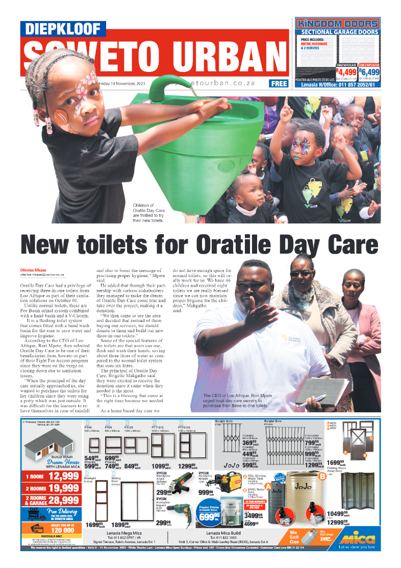 Diepkloof: 10 November 2023 page 1