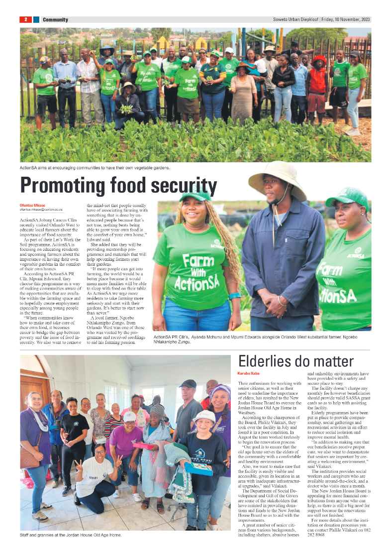 Diepkloof: 10 November 2023 page 2