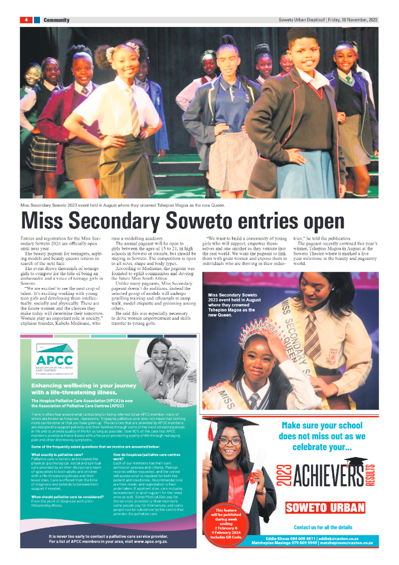 Diepkloof: 10 November 2023 page 4