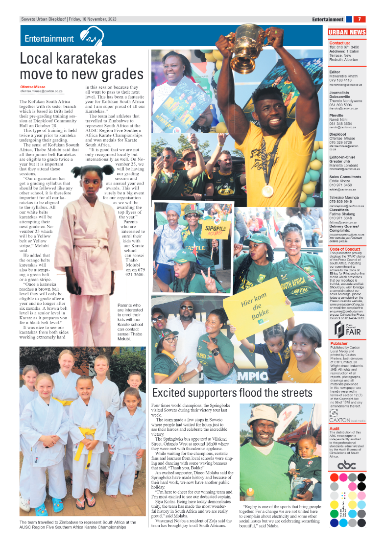 Diepkloof: 10 November 2023 page 7