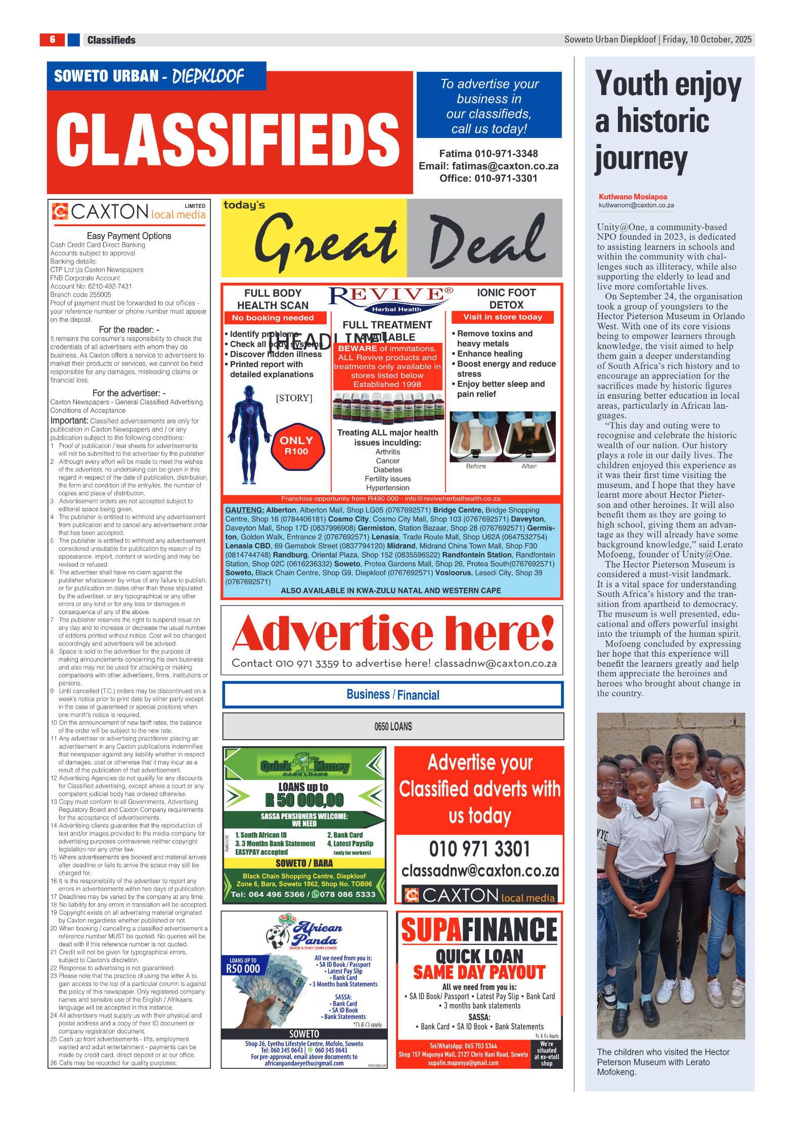 Diepkloof: Friday 10 October page 6
