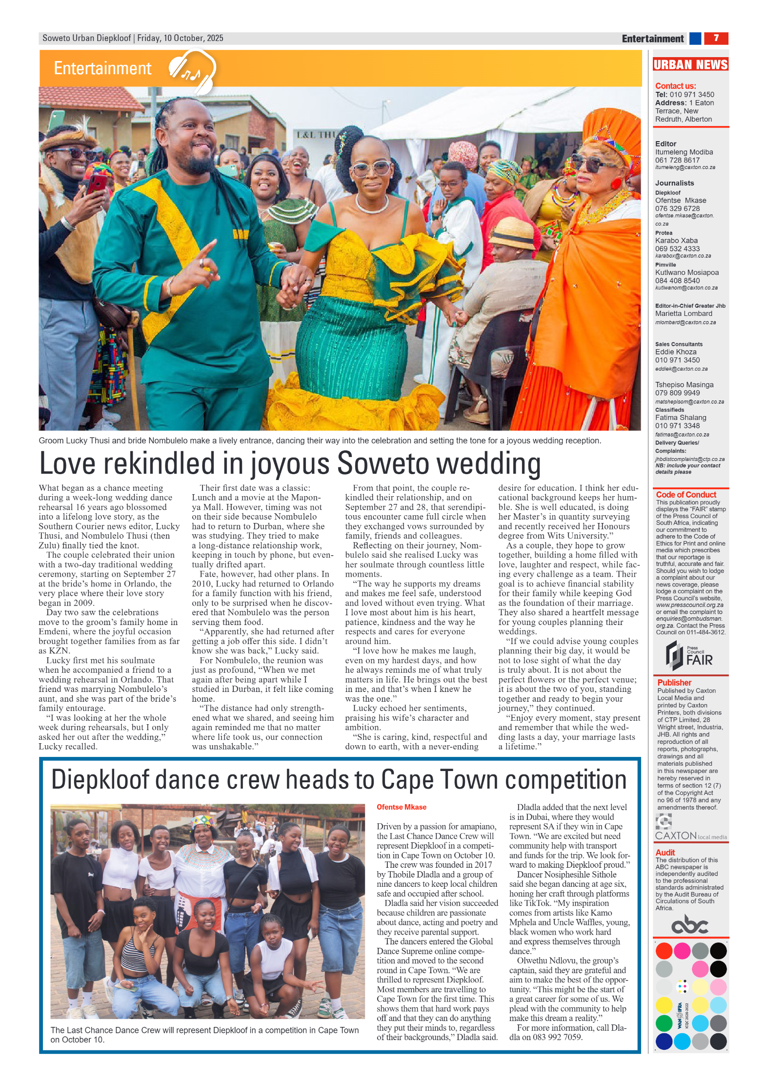 Diepkloof: Friday 10 October page 7