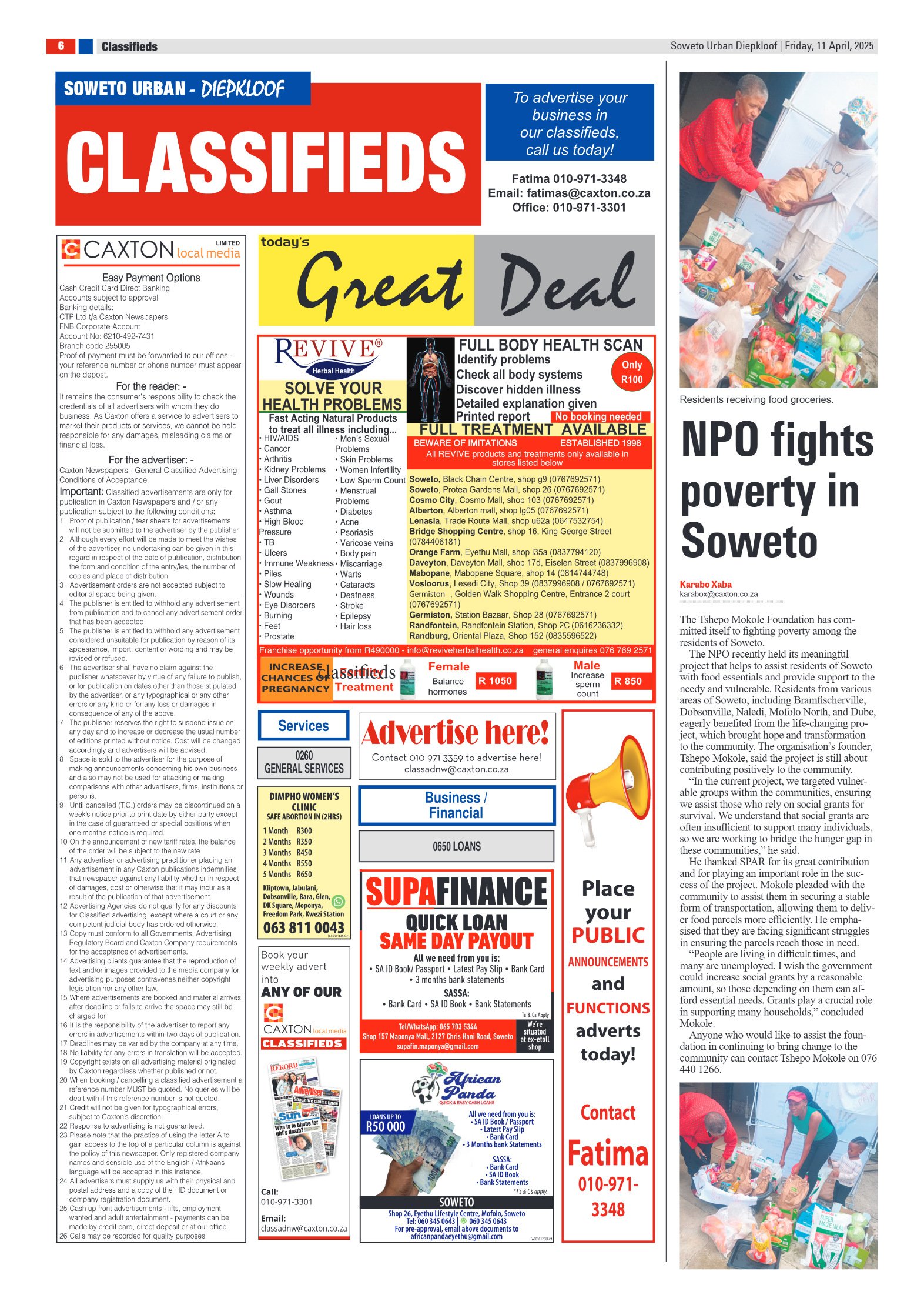 Diepkloof: 11 April 2025 page 6