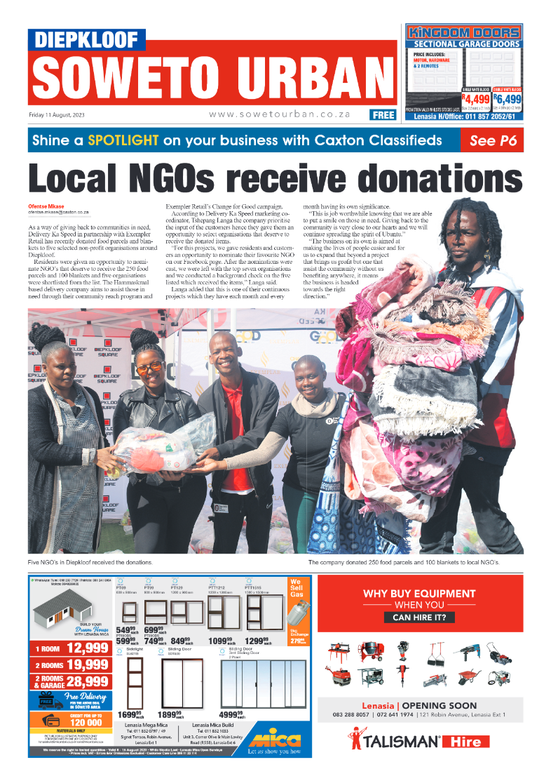 Diepkloof: 11 August 2023 page 1