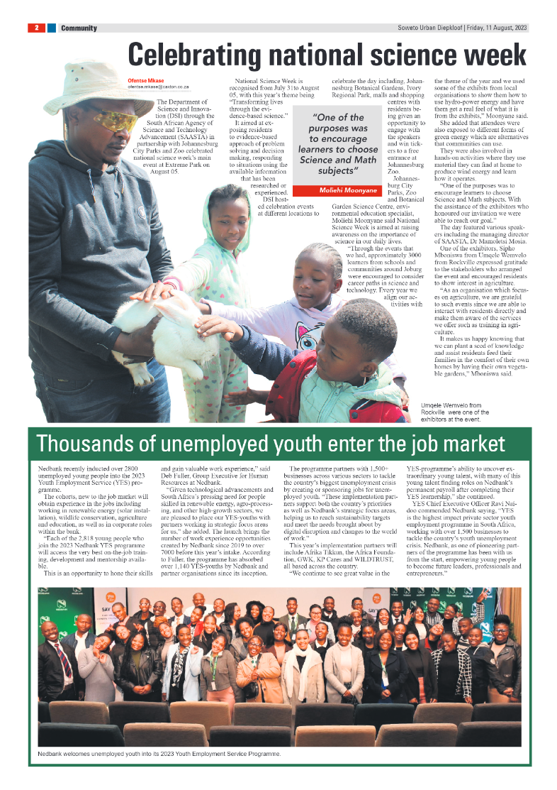 Diepkloof: 11 August 2023 page 2