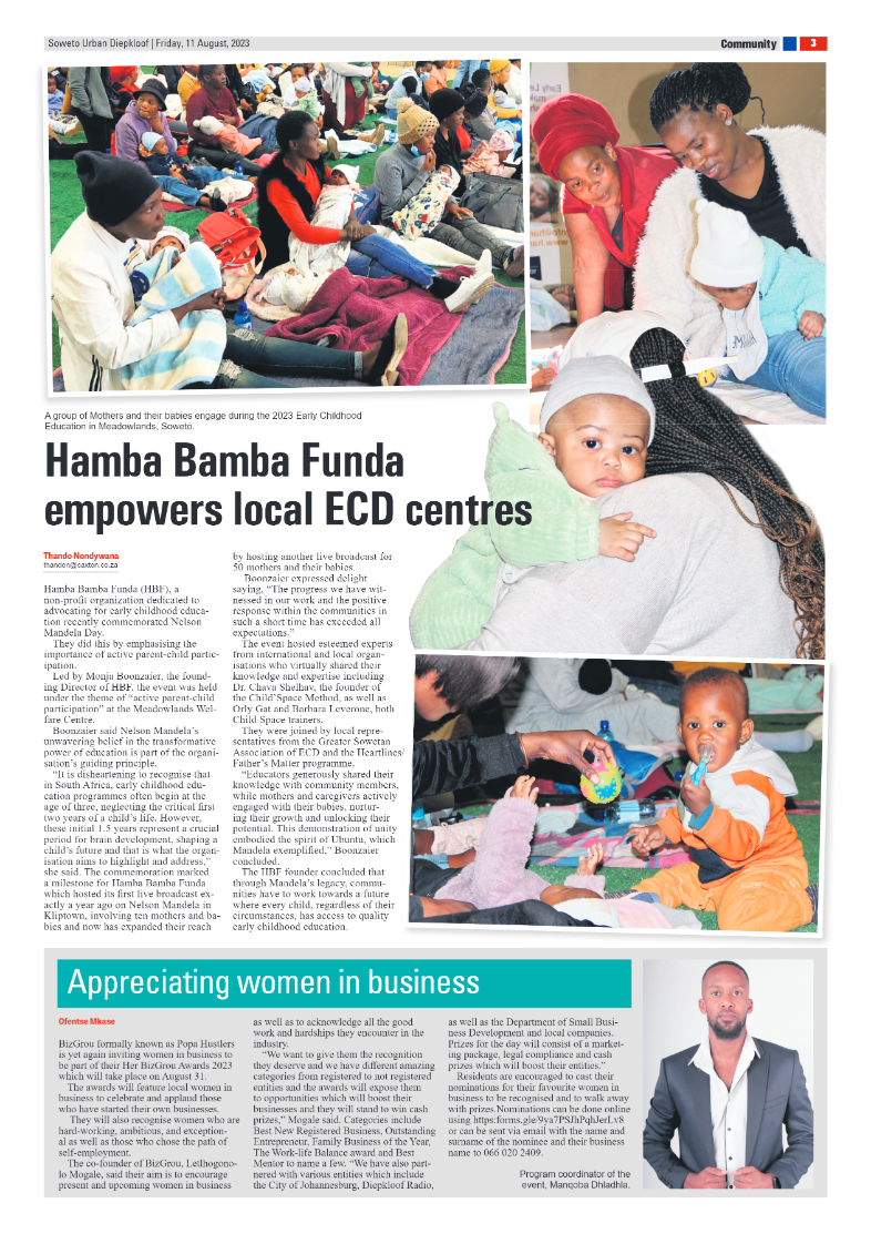 Diepkloof: 11 August 2023 page 3