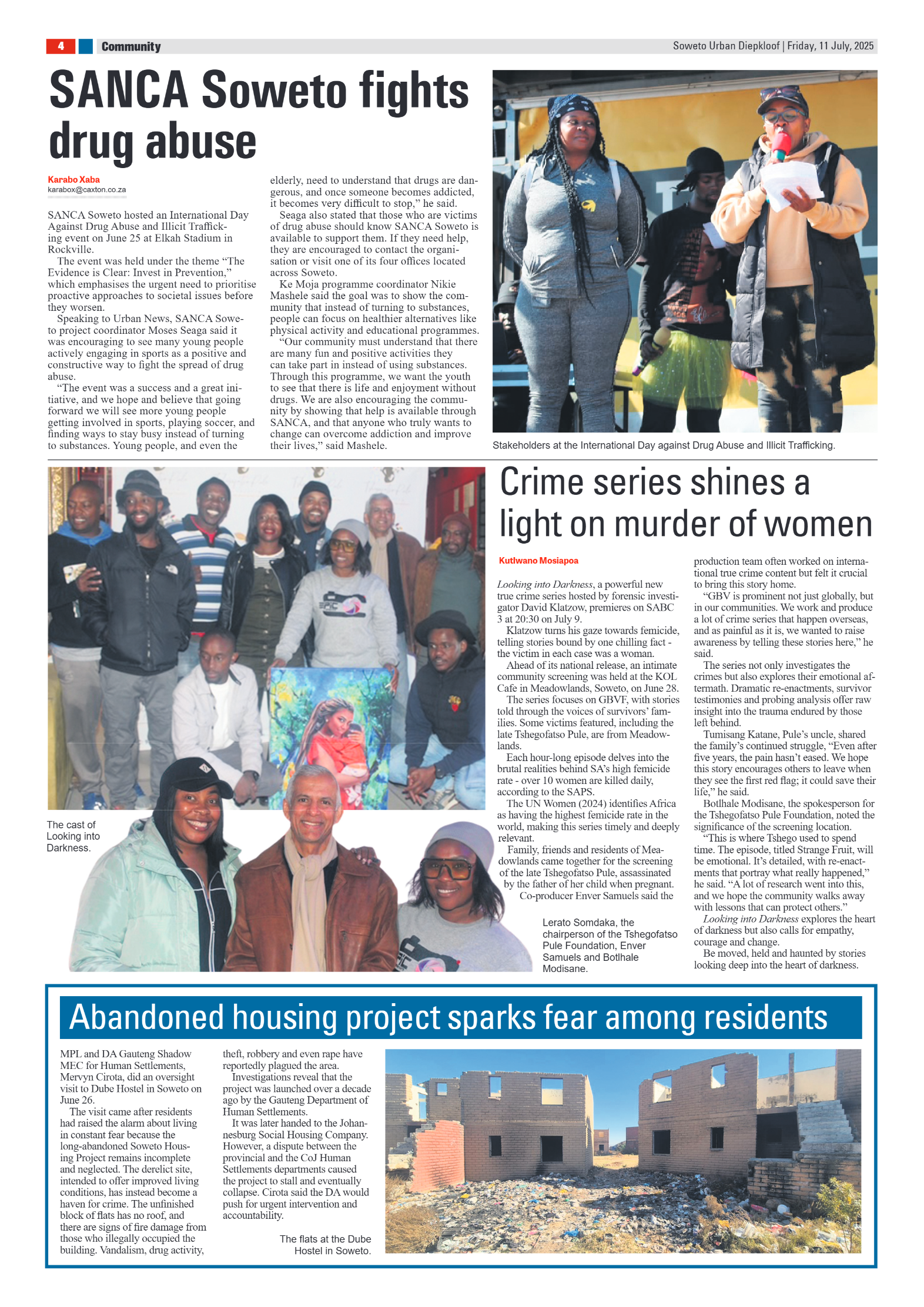 Diepkloof: 11 July 2025 page 4
