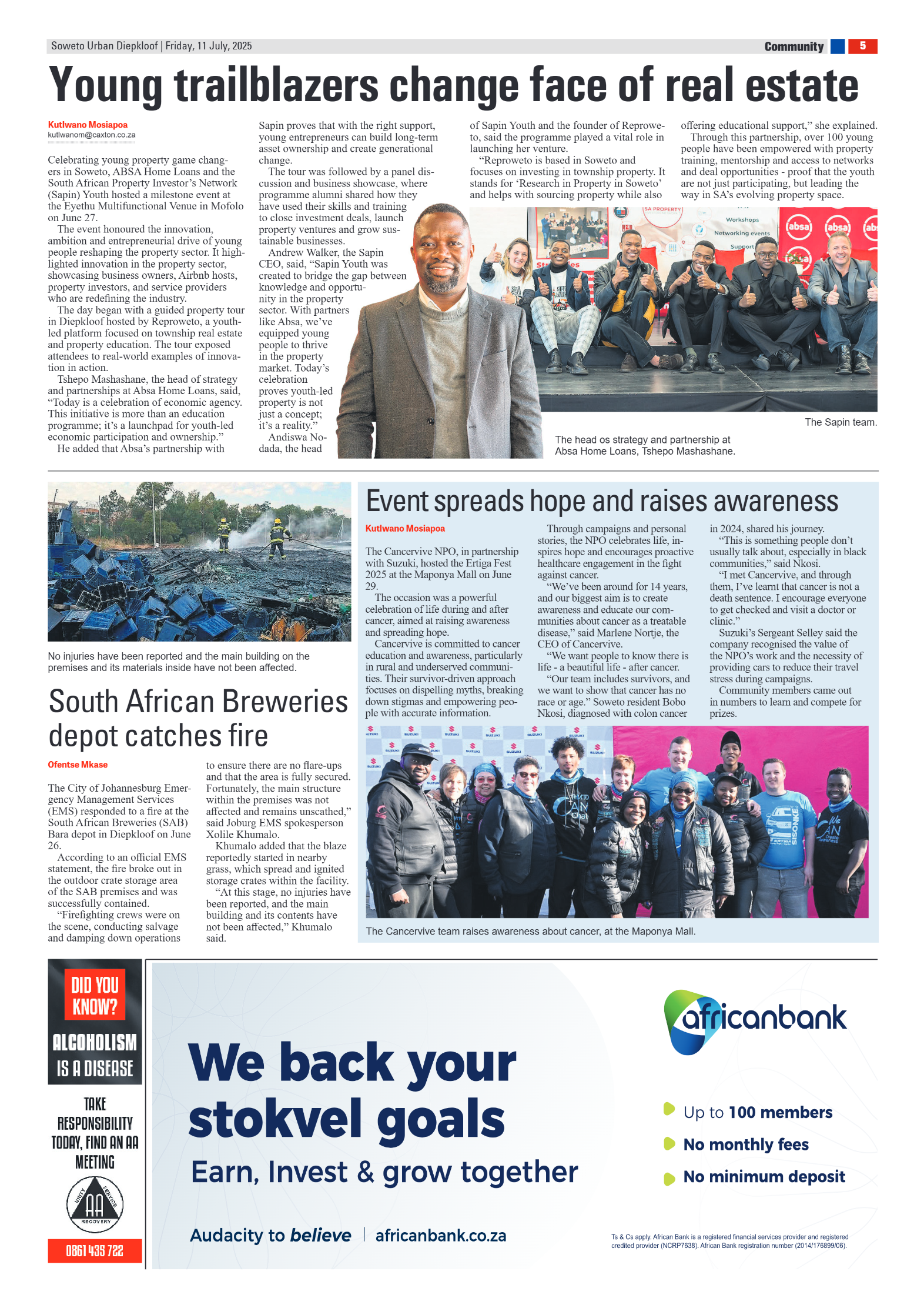 Diepkloof: 11 July 2025 page 5