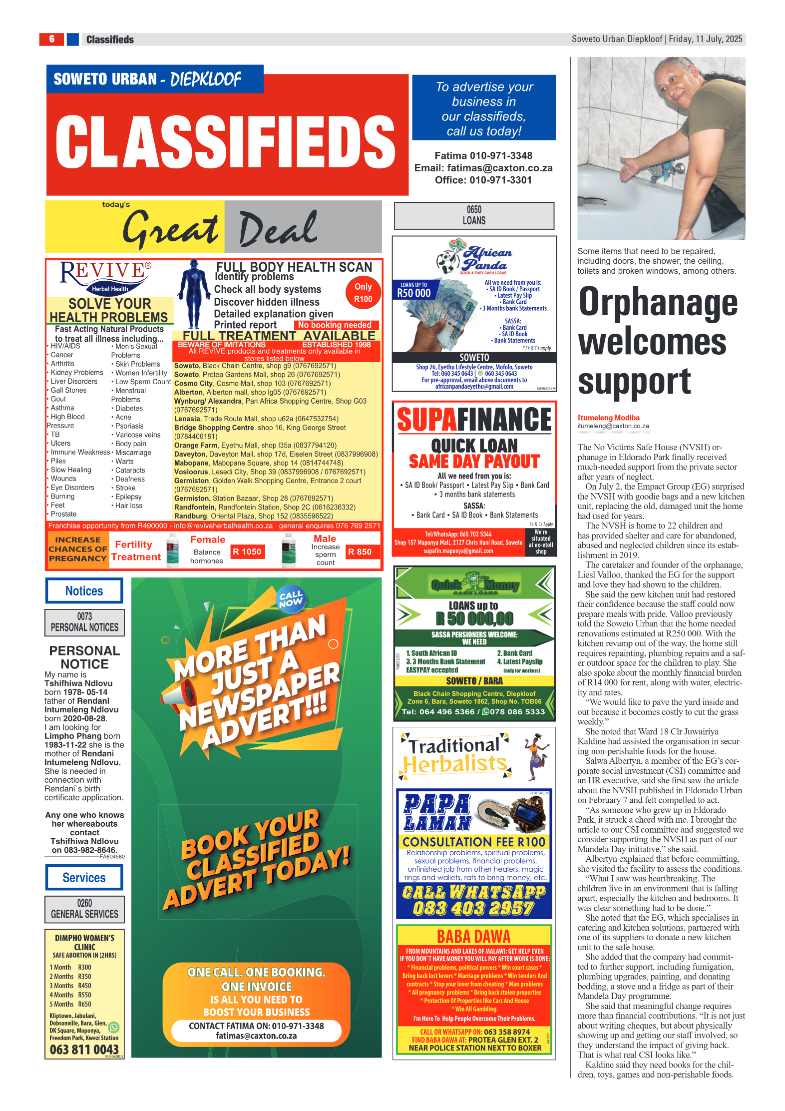 Diepkloof: 11 July 2025 page 6