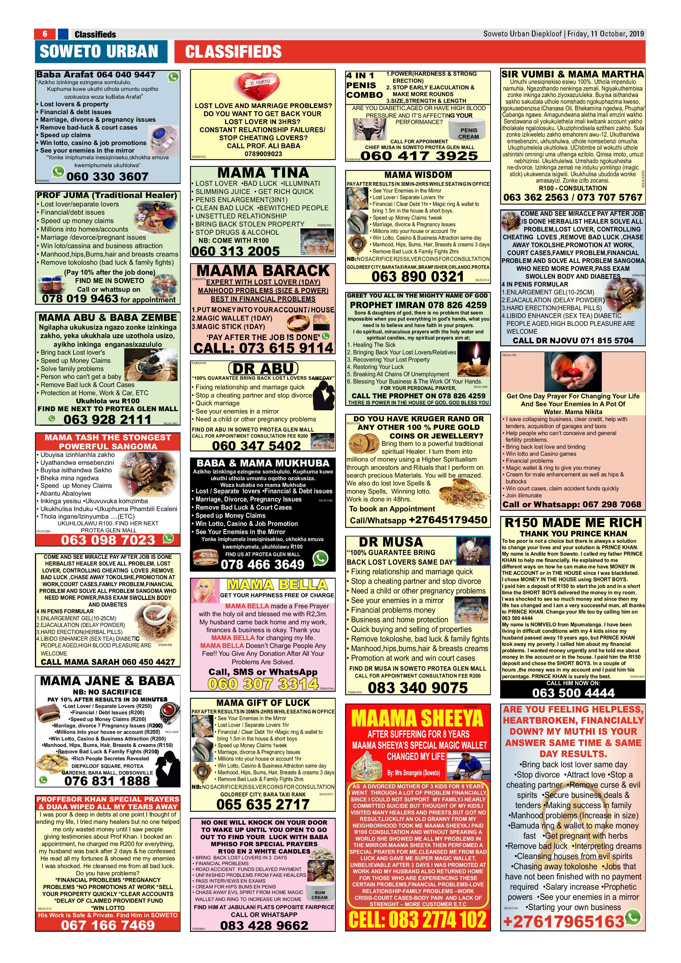 Diepkloof News – October 11, 2019 page 6