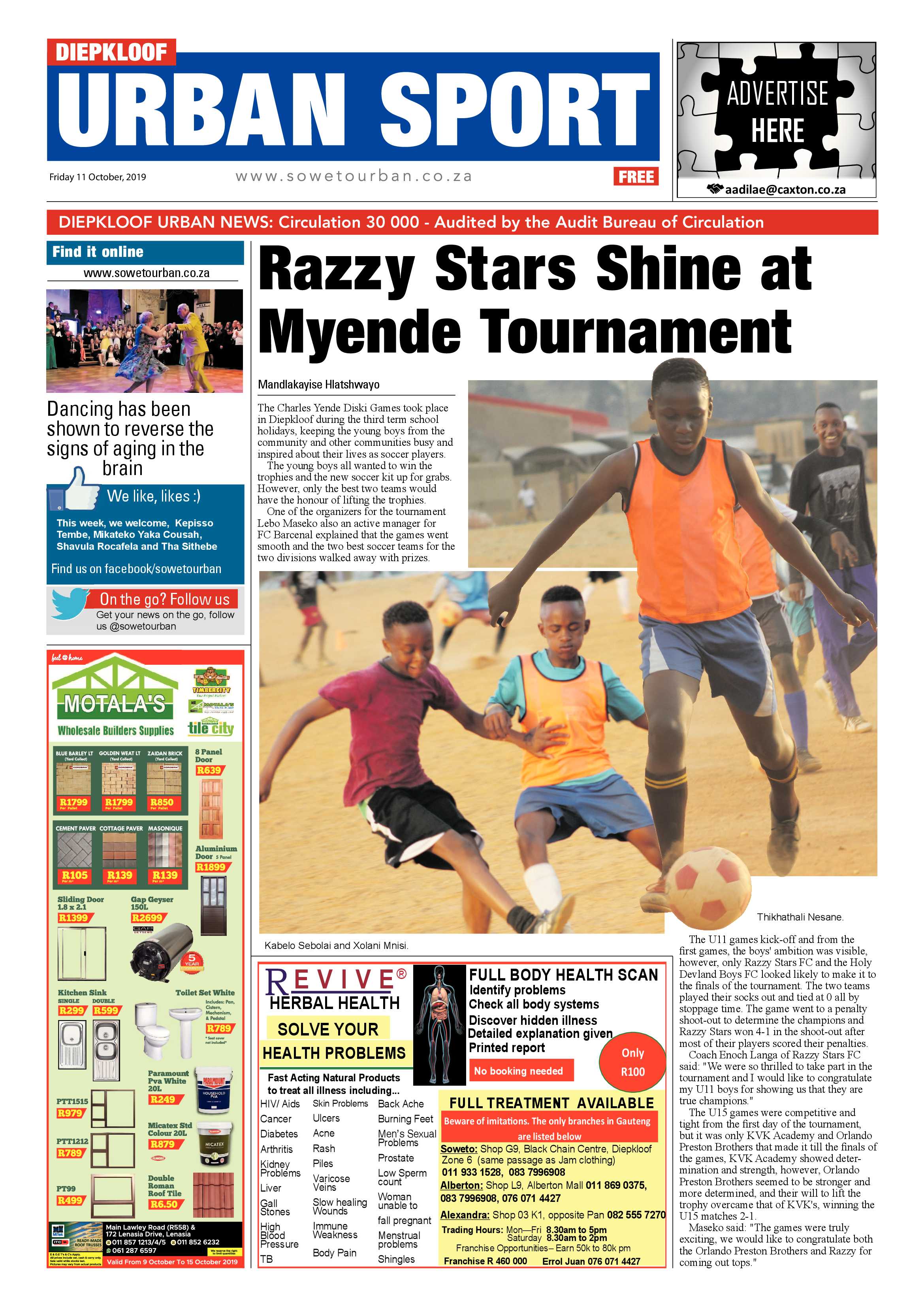 Diepkloof News – October 11, 2019 page 8