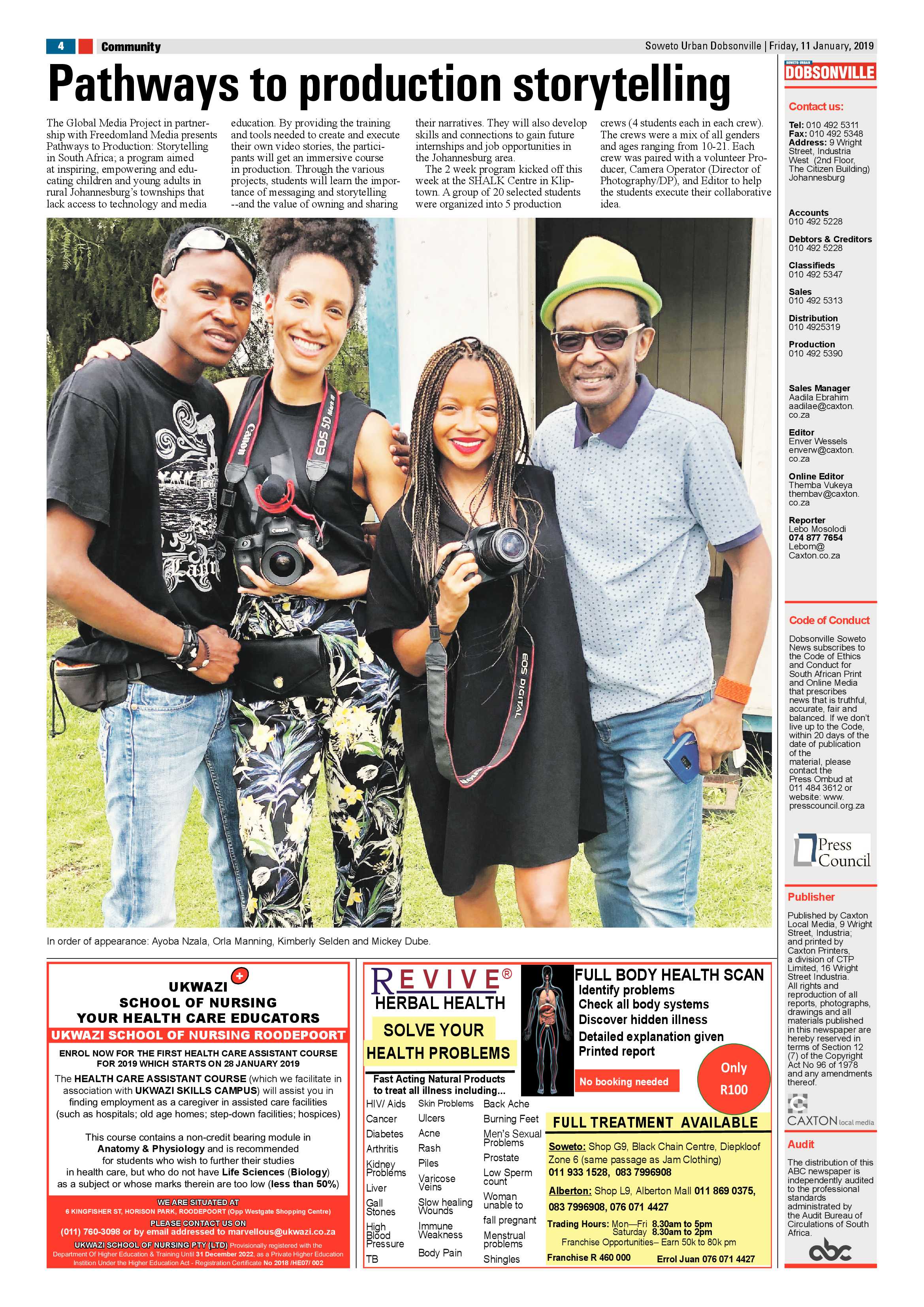 Jan 11 – Dobsonville News page 4
