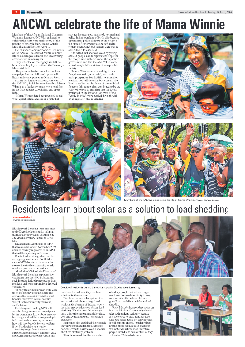 Diepkloof: 12 April 2024 page 2