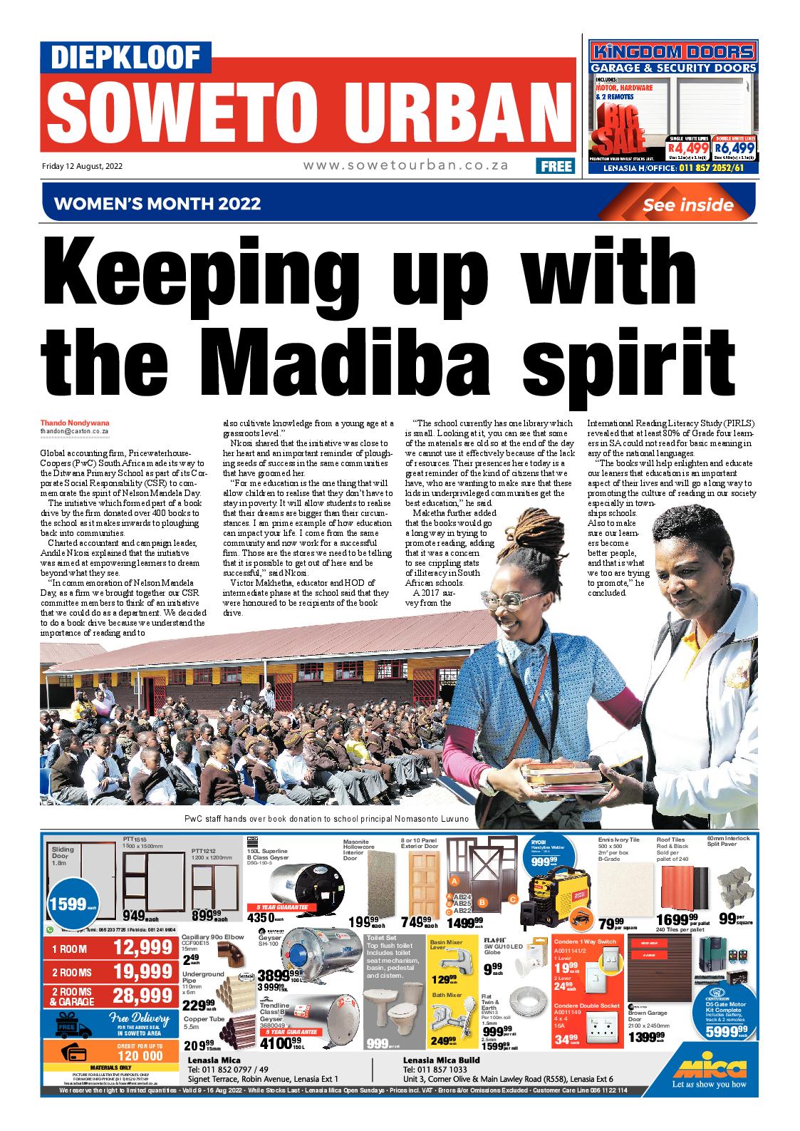Diepkloof 12 August 2022 page 1