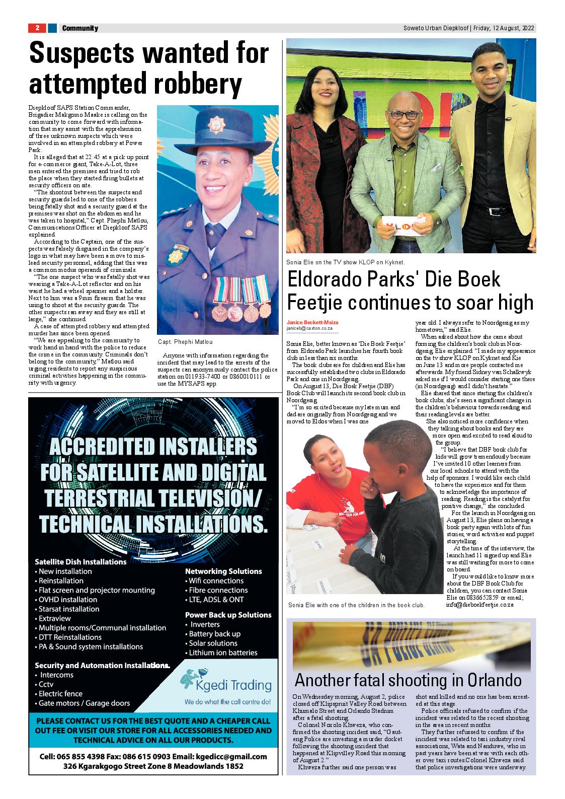 Diepkloof 12 August 2022 page 2