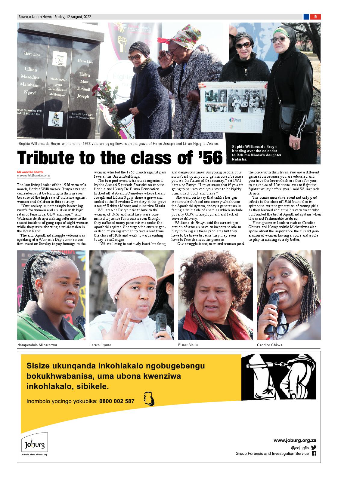 Diepkloof 12 August 2022 page 5