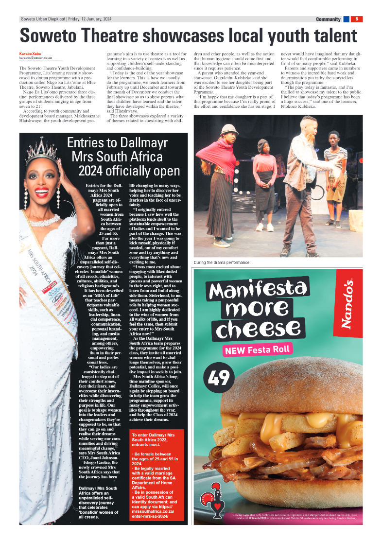 Diepkloof: 12 January 2024 page 5