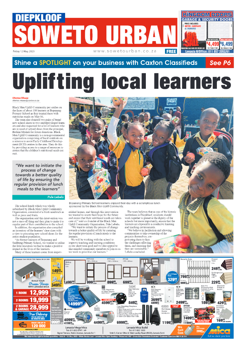 Diepkloof: 12 May 2023 page 1