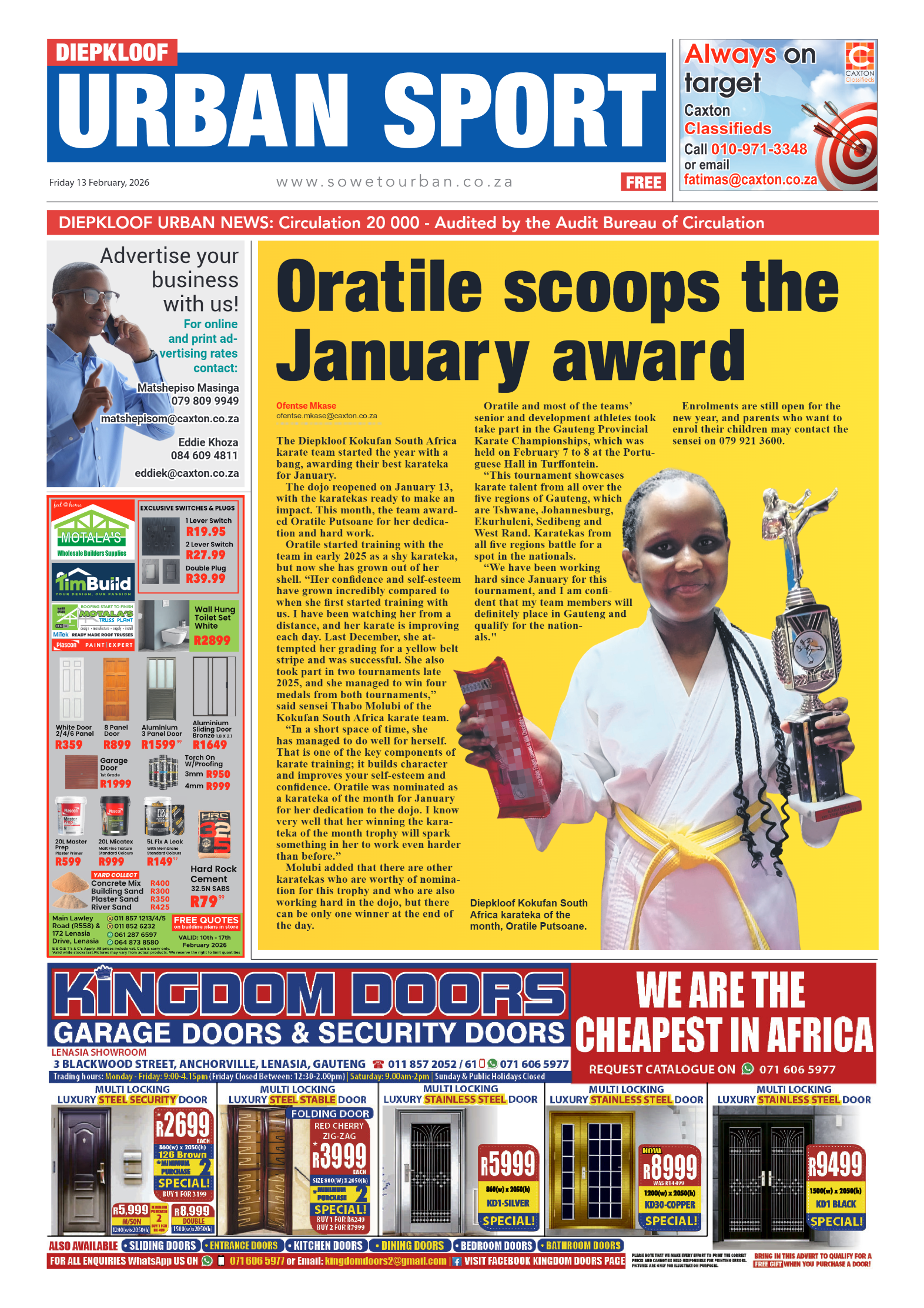 Diepkloof: 13 February 2026 page 8