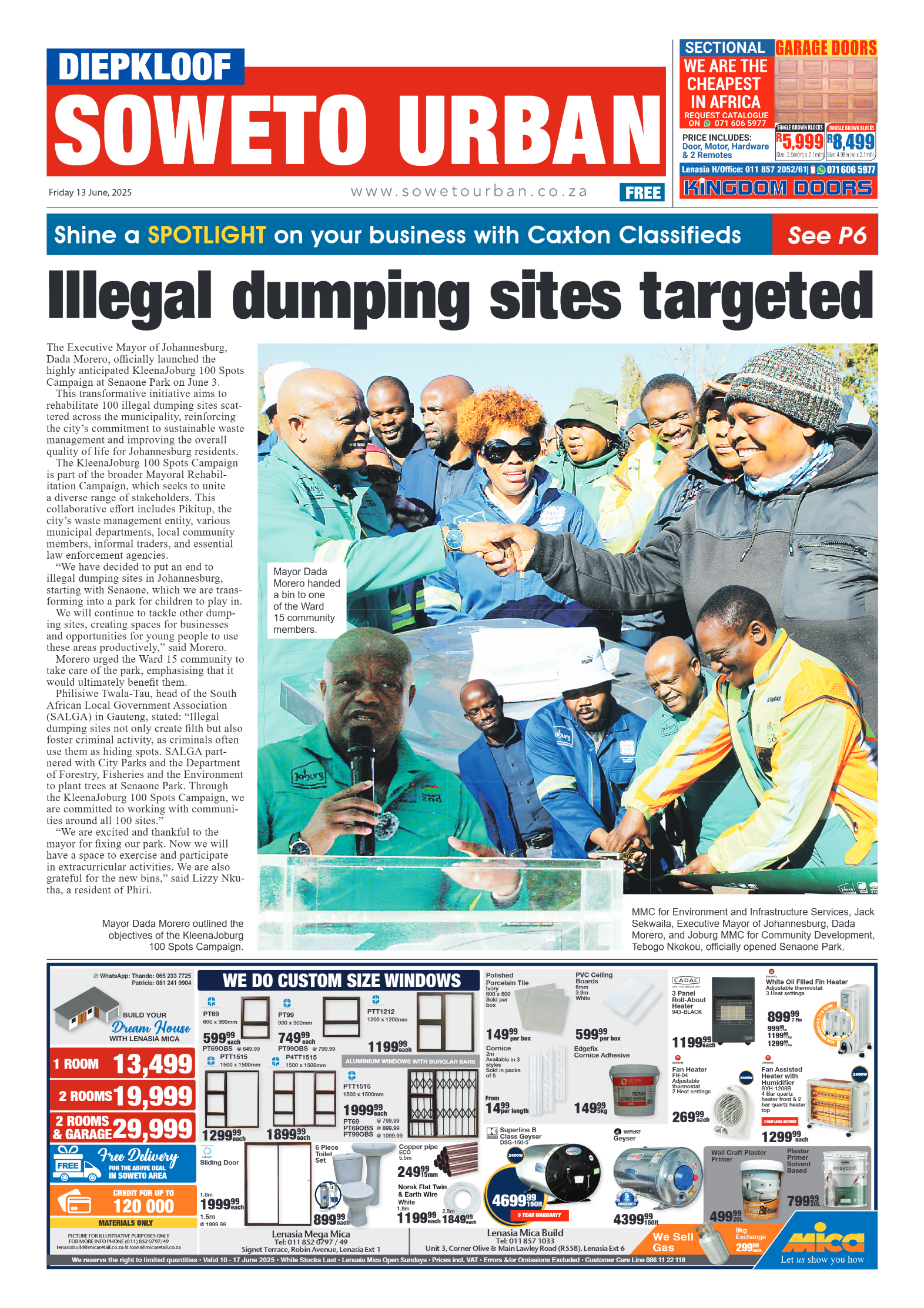 Diepkloof: 13 June 2025 page 1