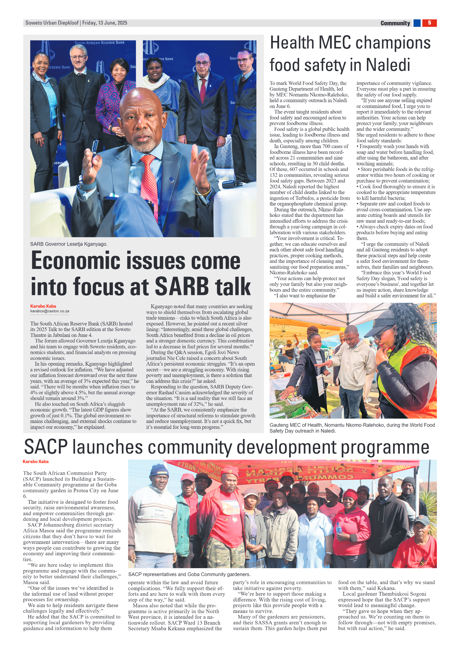 Diepkloof: 13 June 2025 page 5