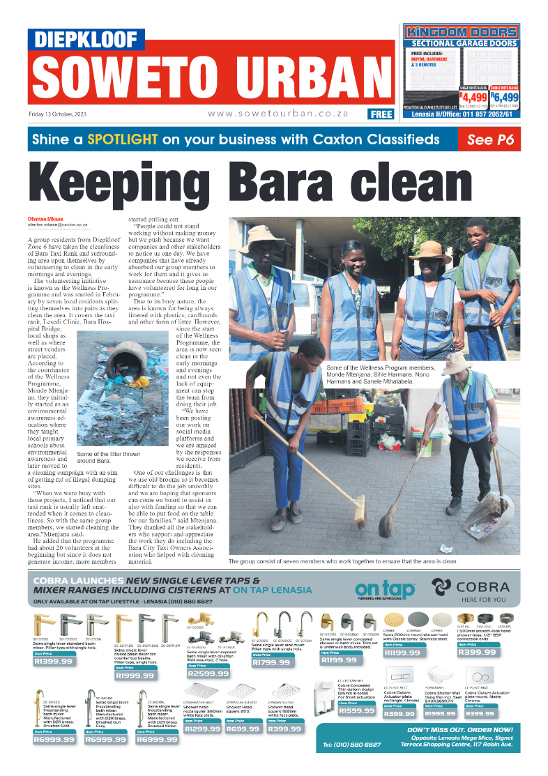 Diepkloof: 13 October 2023 page 1