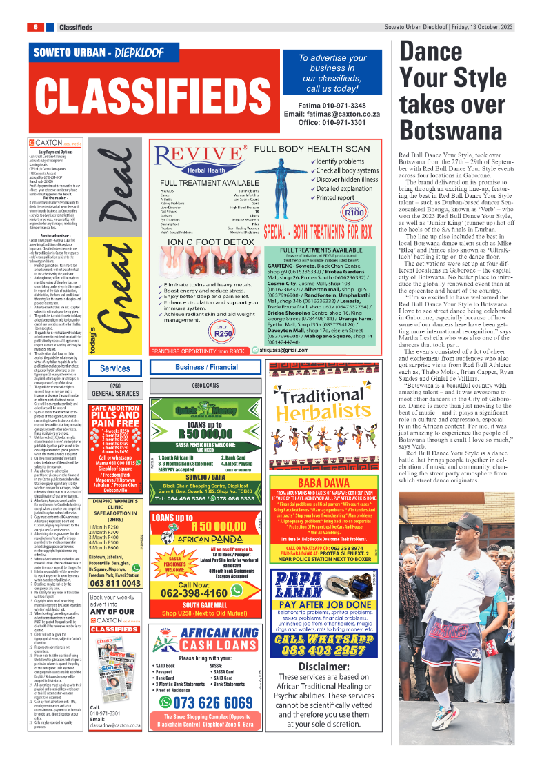 Diepkloof: 13 October 2023 page 6