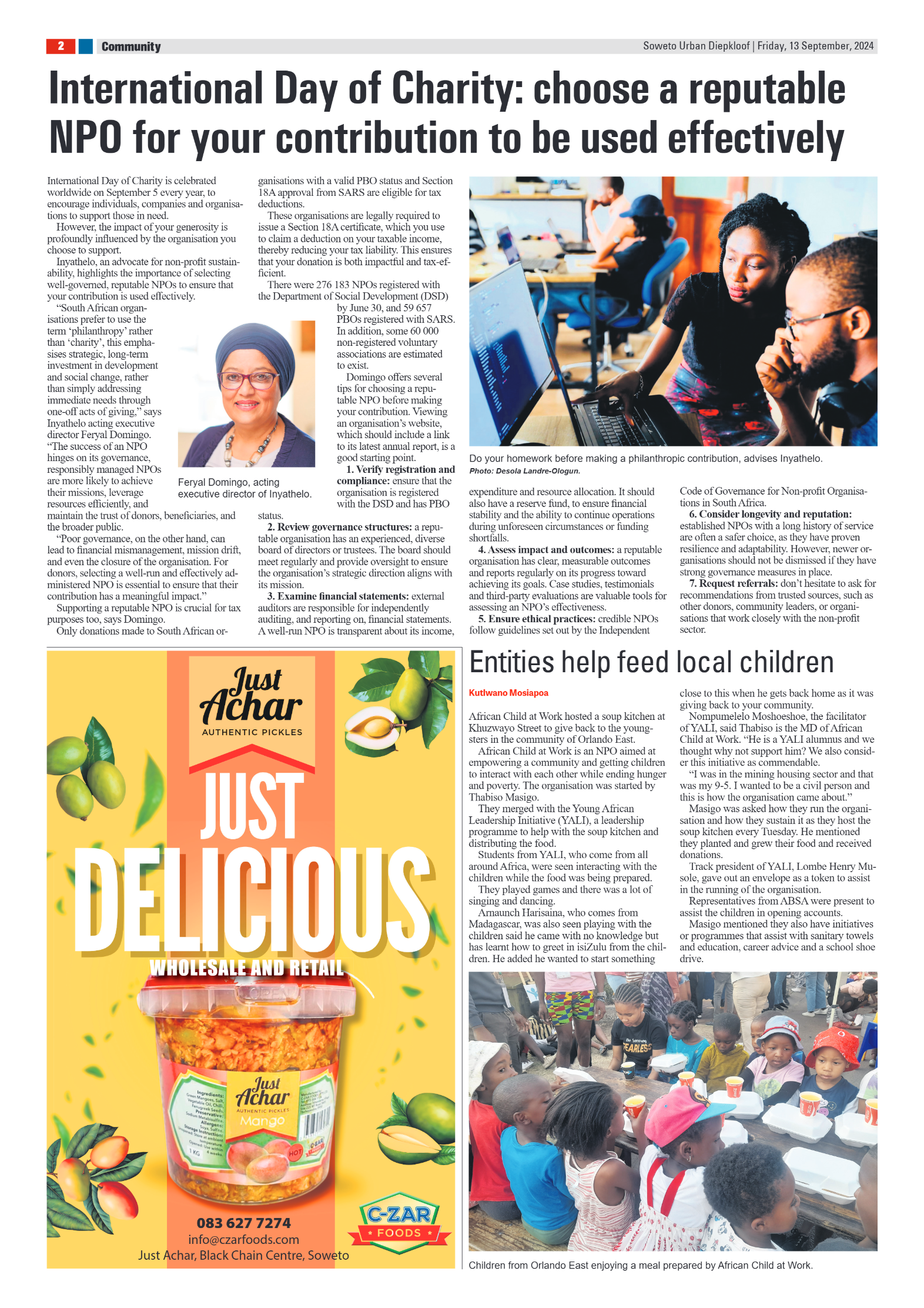 Diepkloof: 13 September 2024 page 2