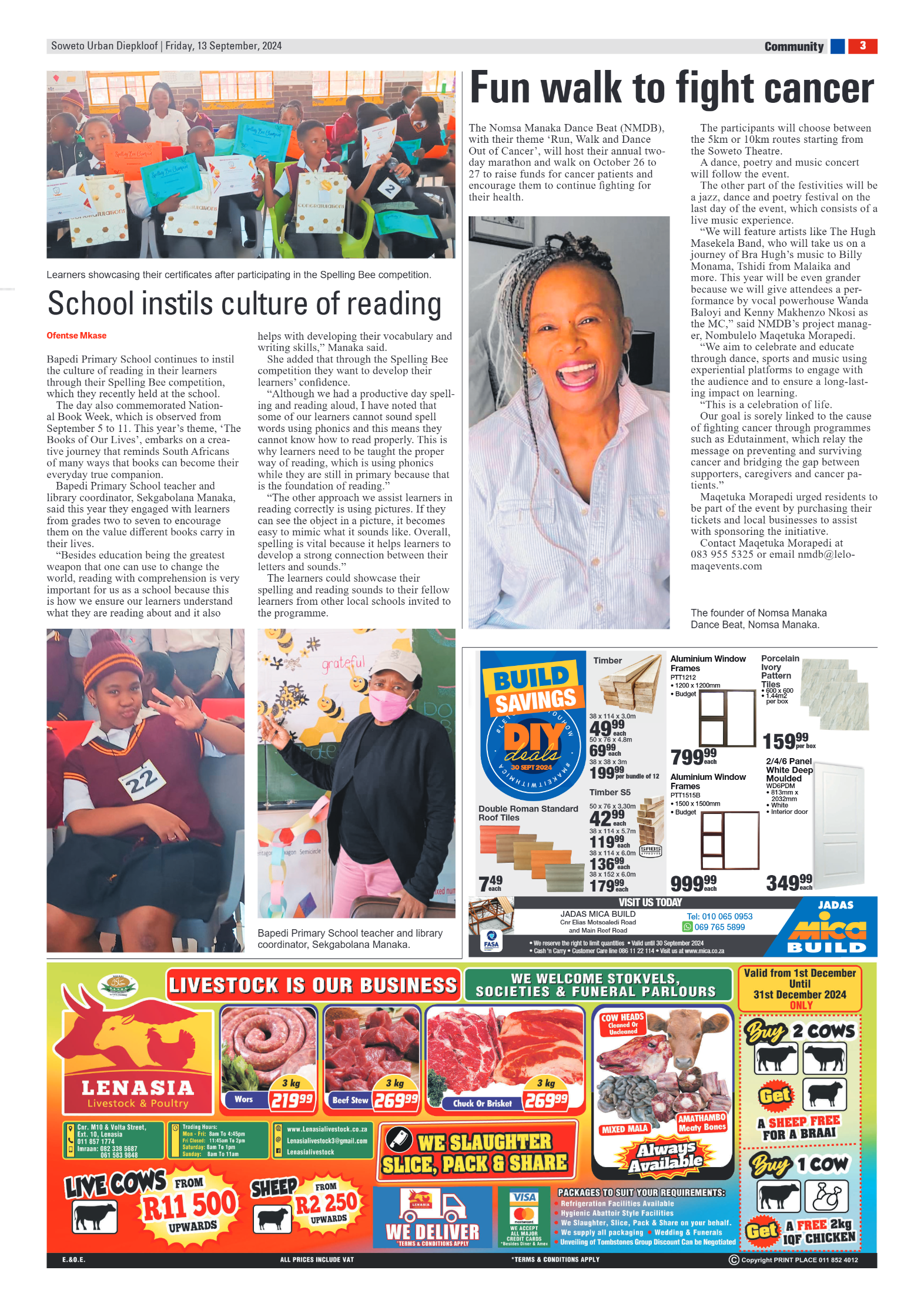 Diepkloof: 13 September 2024 page 3