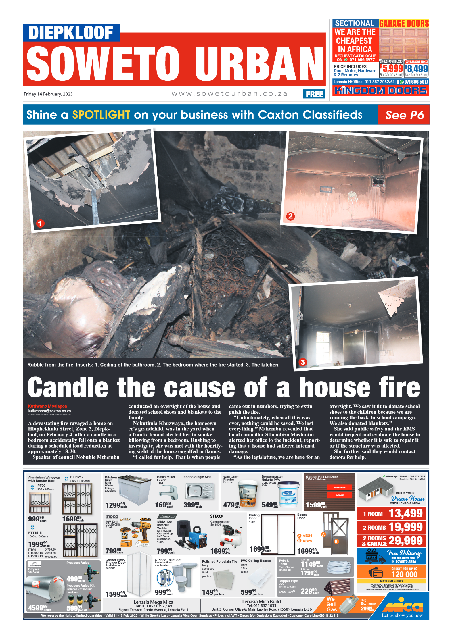 Diepkloof: 14 February 2025 page 1