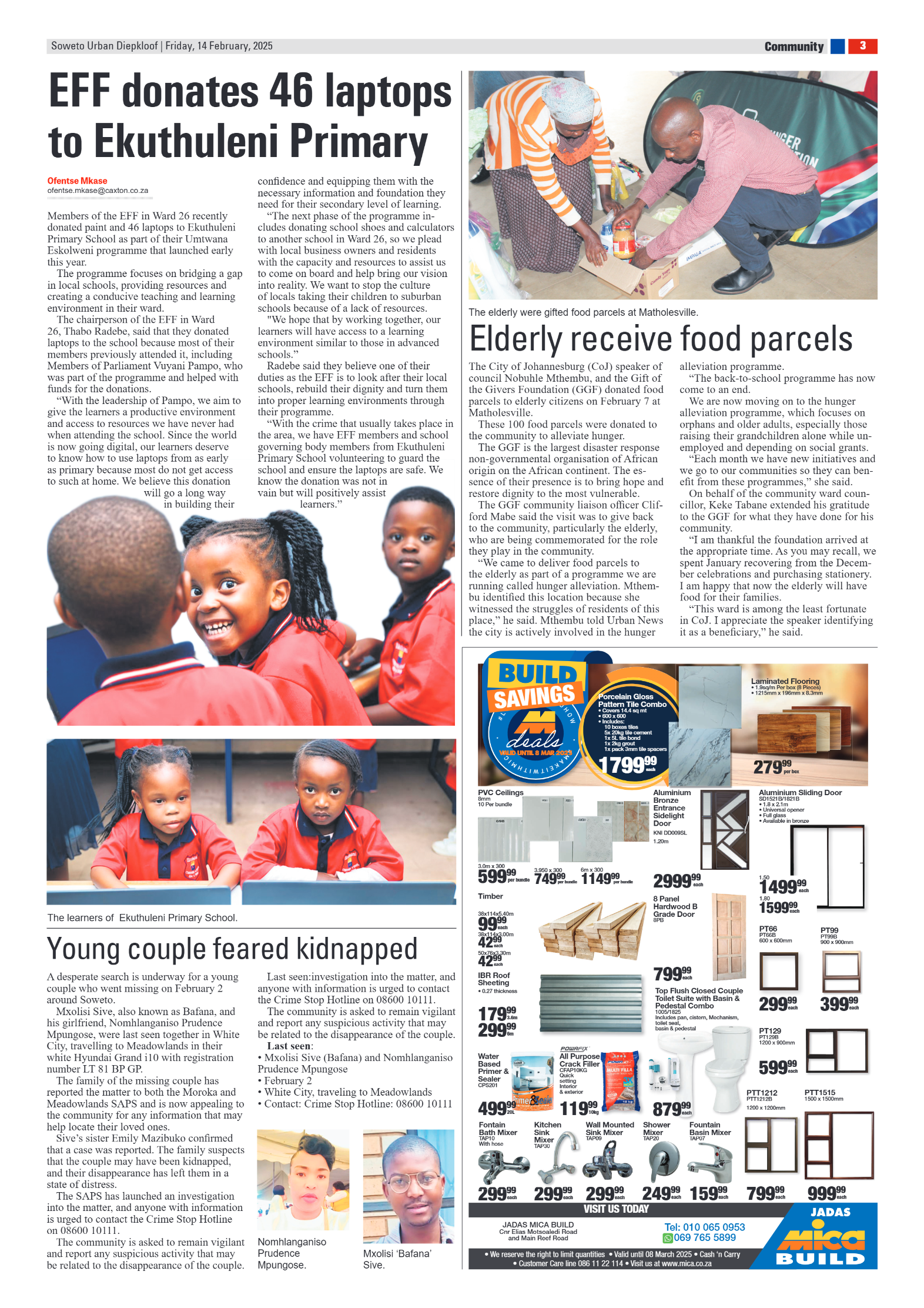 Diepkloof: 14 February 2025 page 3