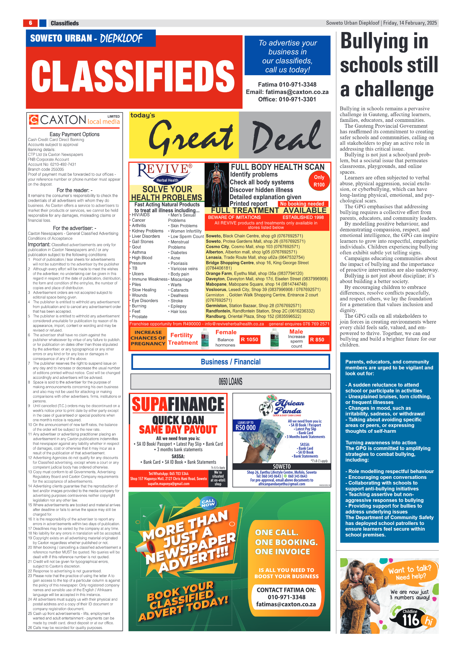 Diepkloof: 14 February 2025 page 6