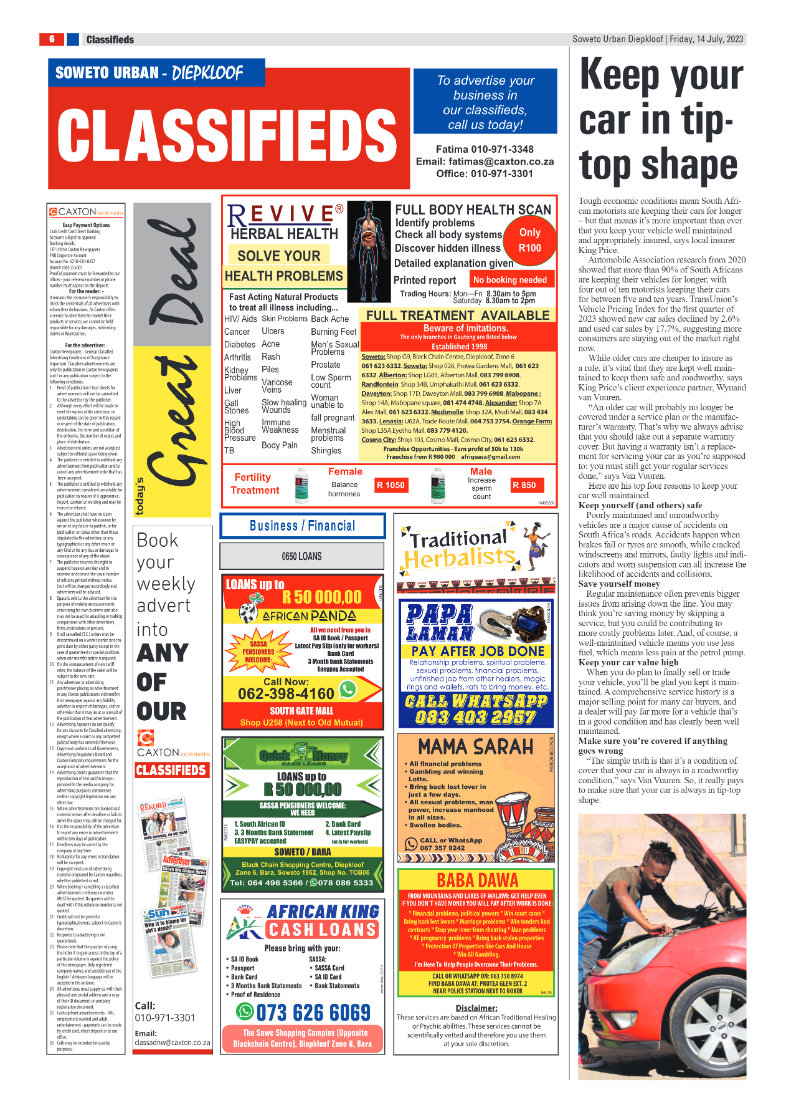 Diepkloof: 14 July 2023 page 6