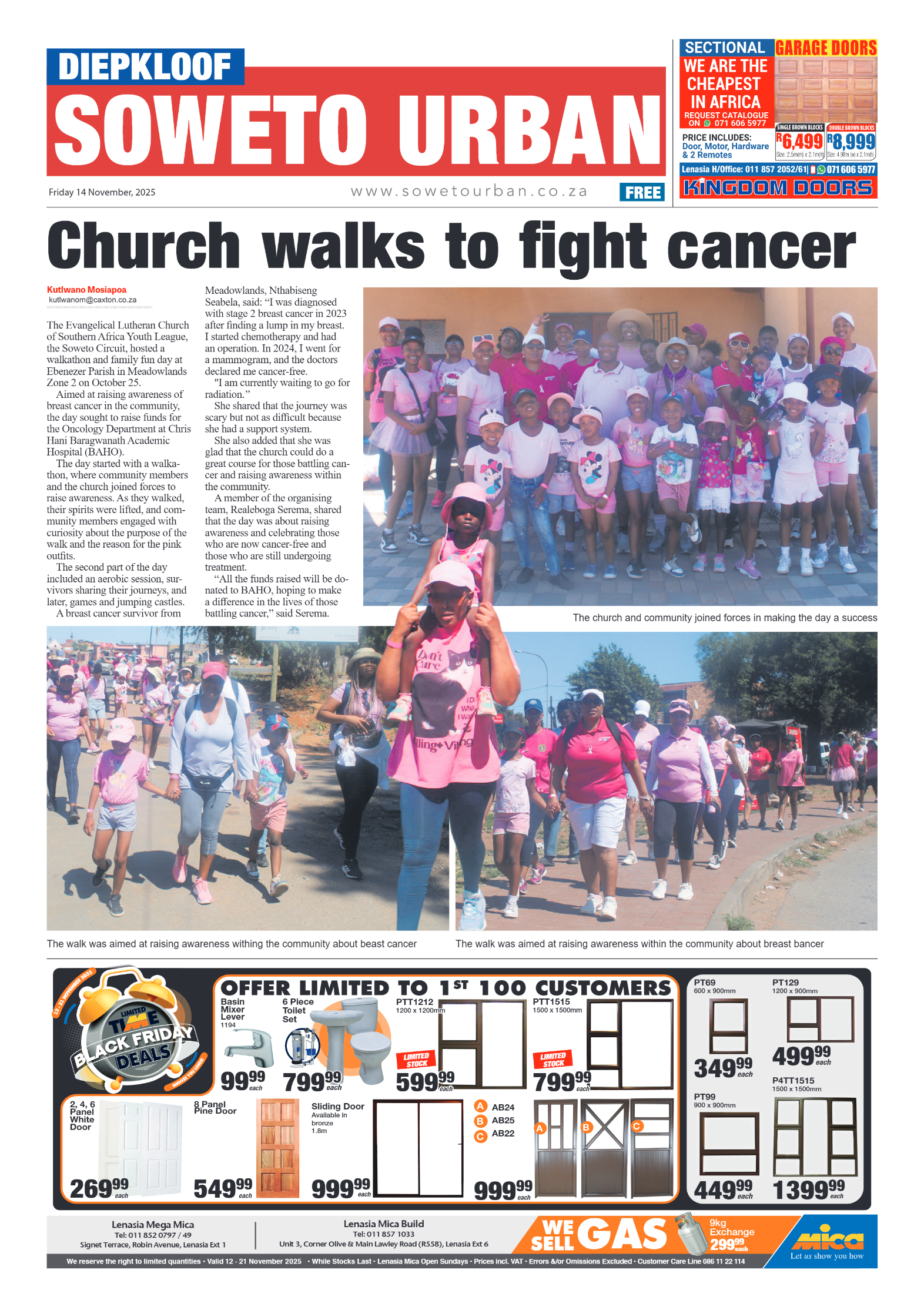 Diepkloof: 14 November 2025 page 1