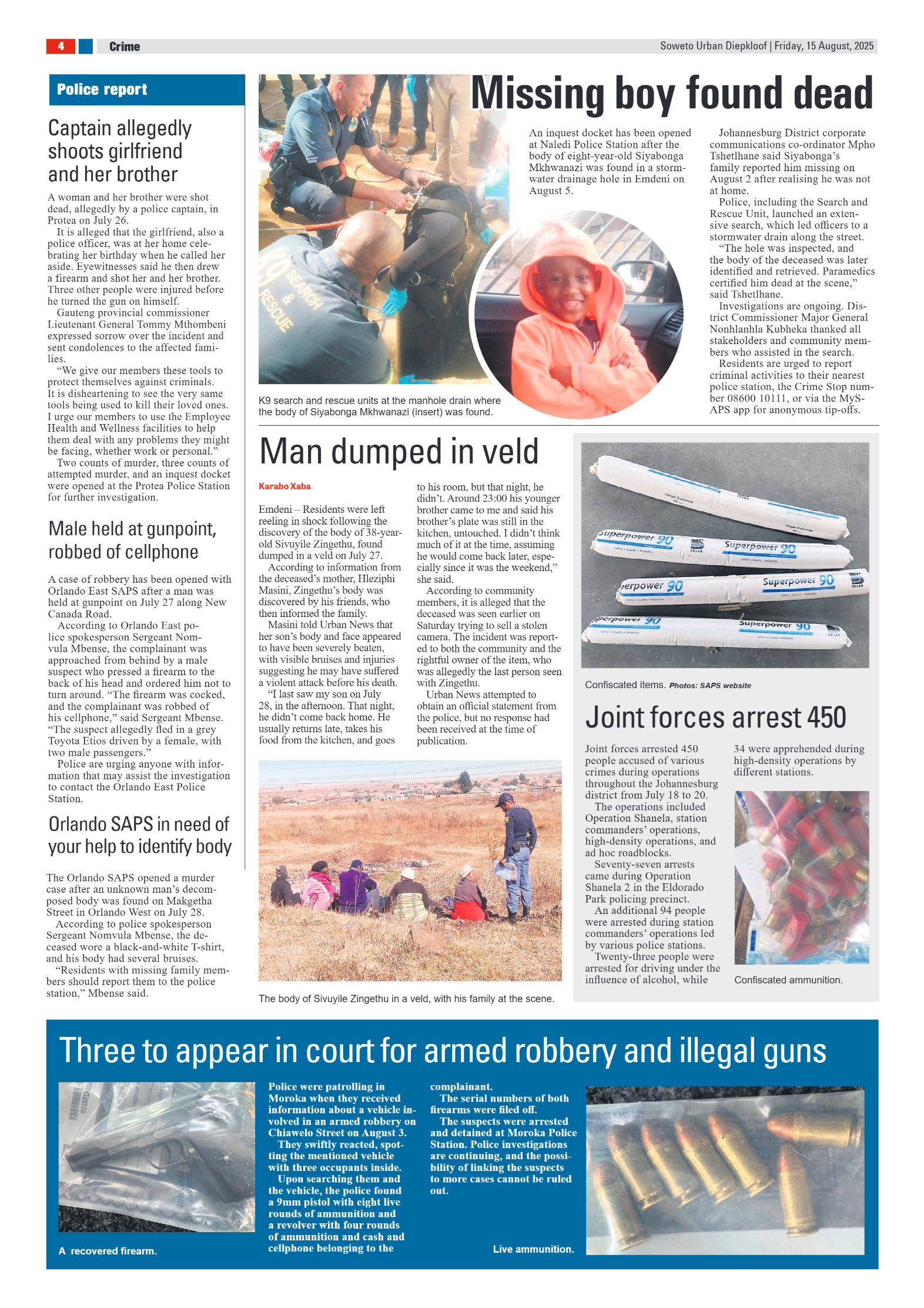 Diepkloof: 15 August 2025 page 4
