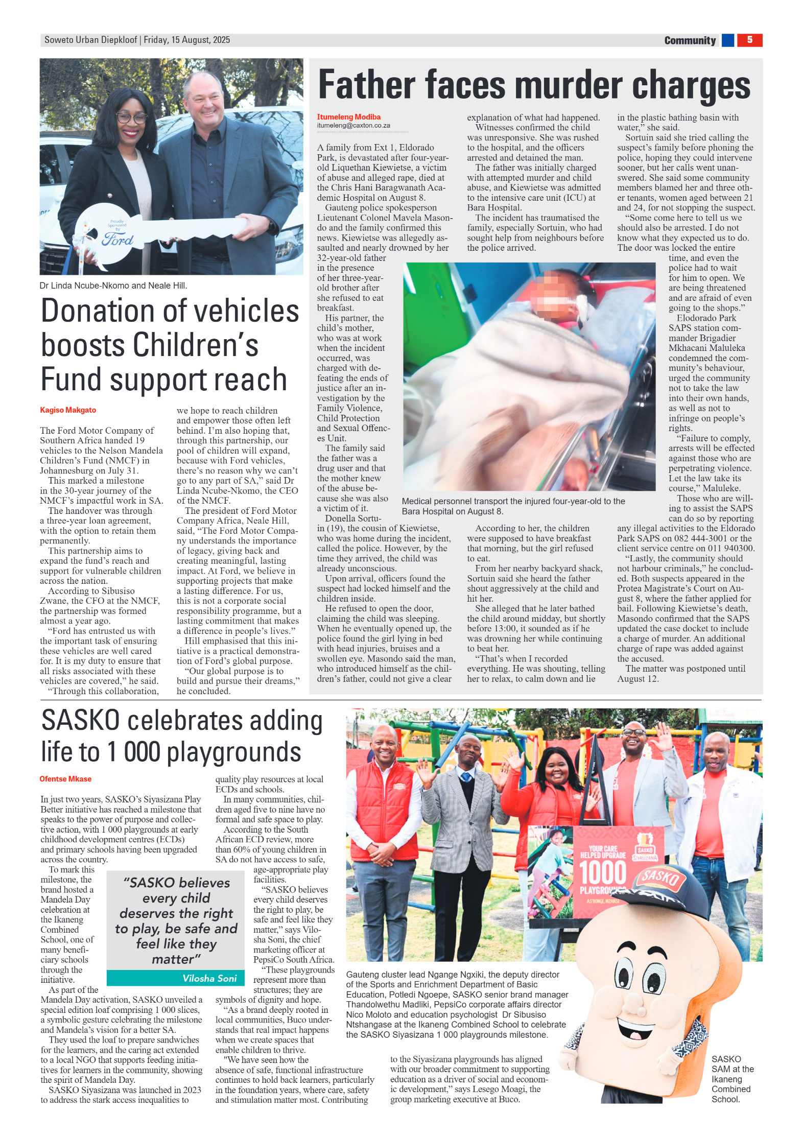 Diepkloof: 15 August 2025 page 5