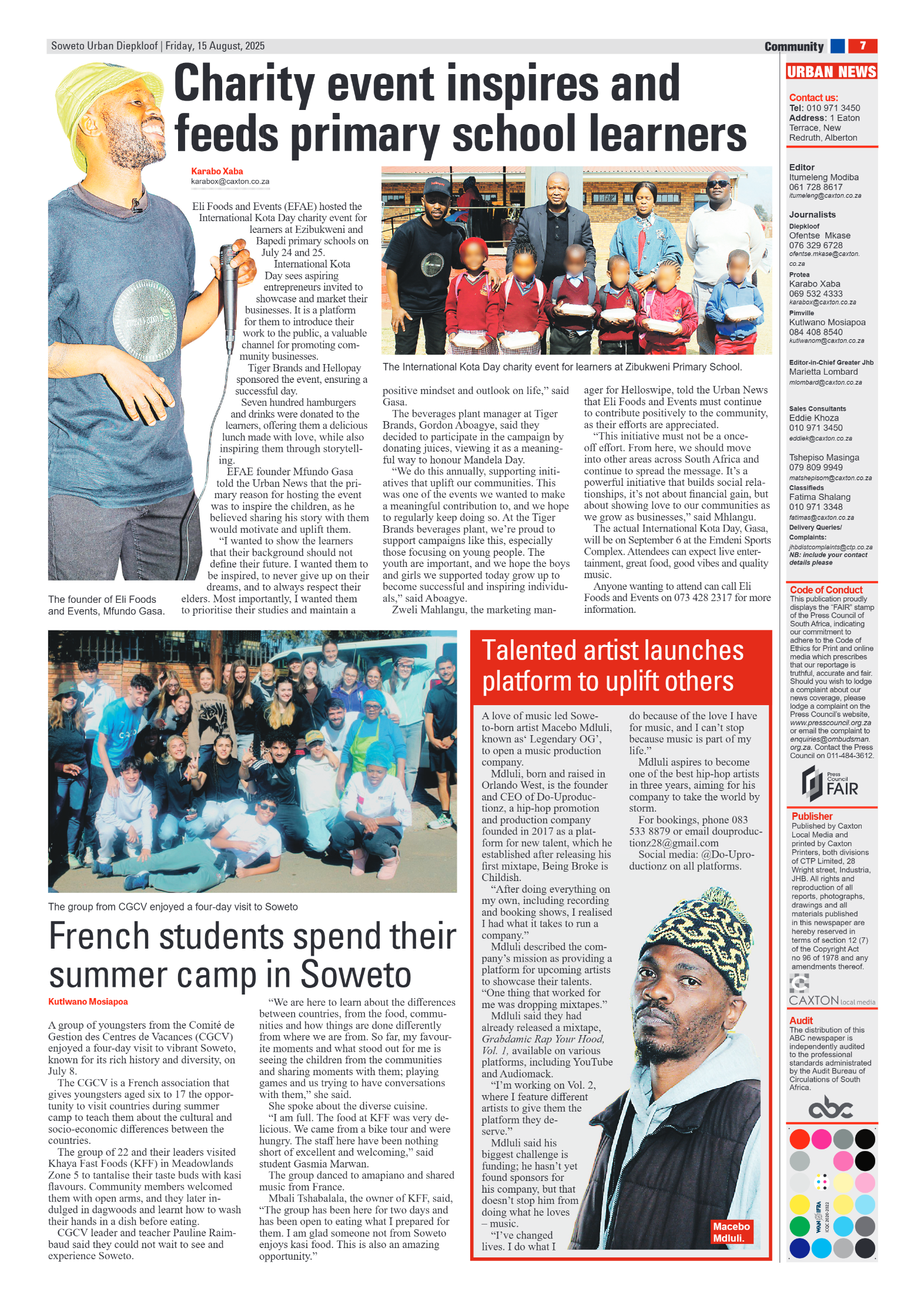 Diepkloof: 15 August 2025 page 7